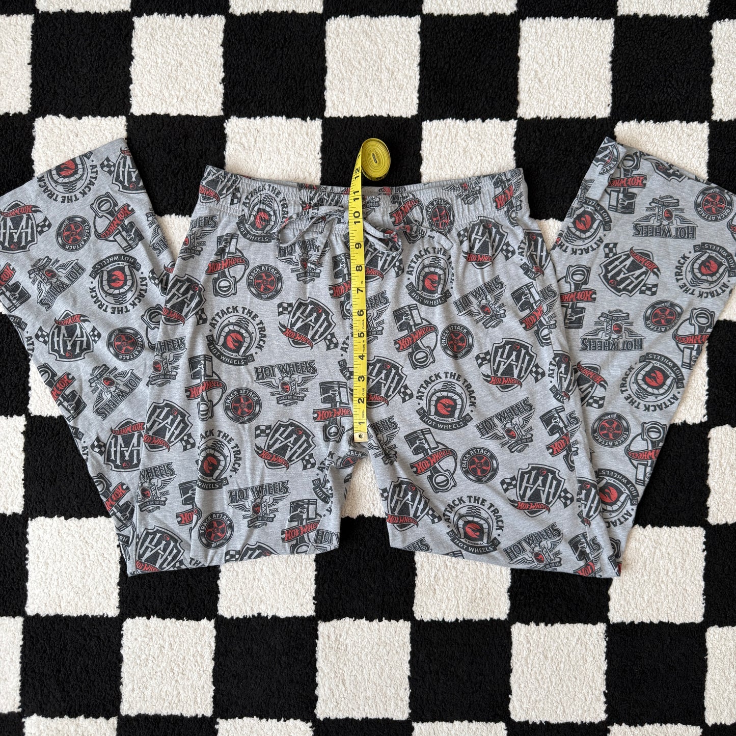 unique vintage whimsical 90s y2k HOT WHEELS lounge pants