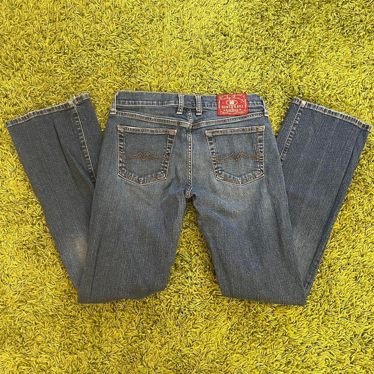 low rise lucky brand y2k denim pants