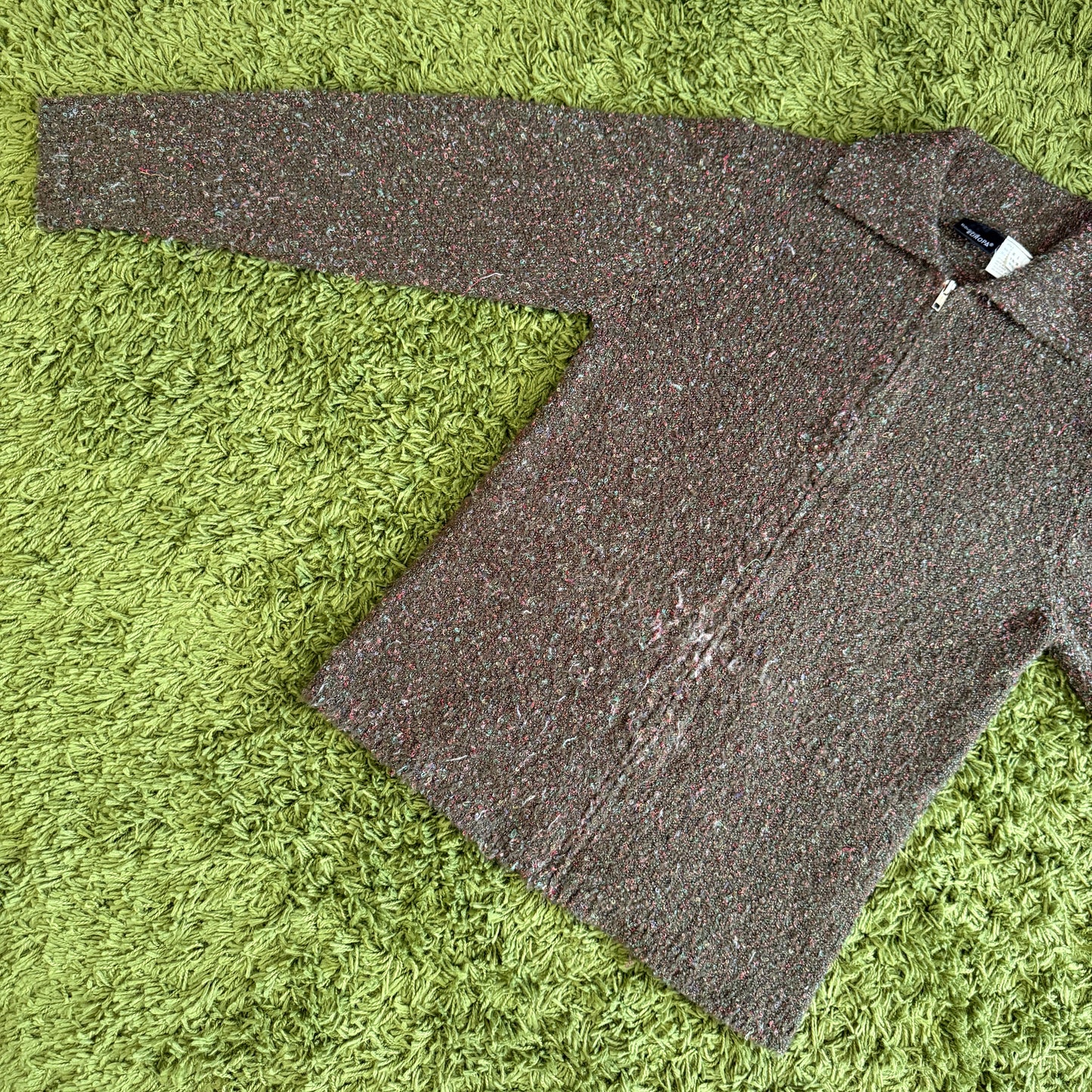unique vintage whimsy 90s y2k knit cardigan sweater