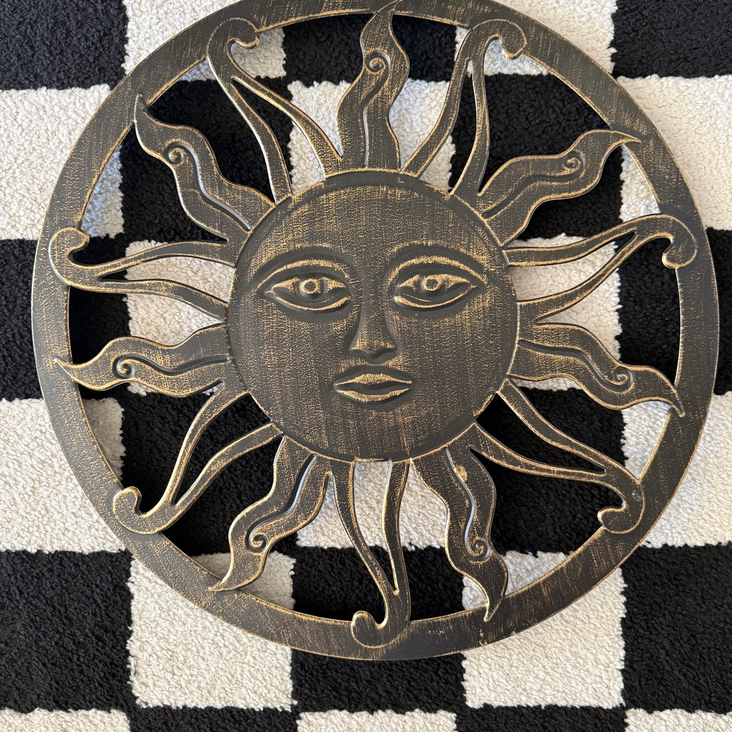 unique whimsical celestial sun wall decor collectable