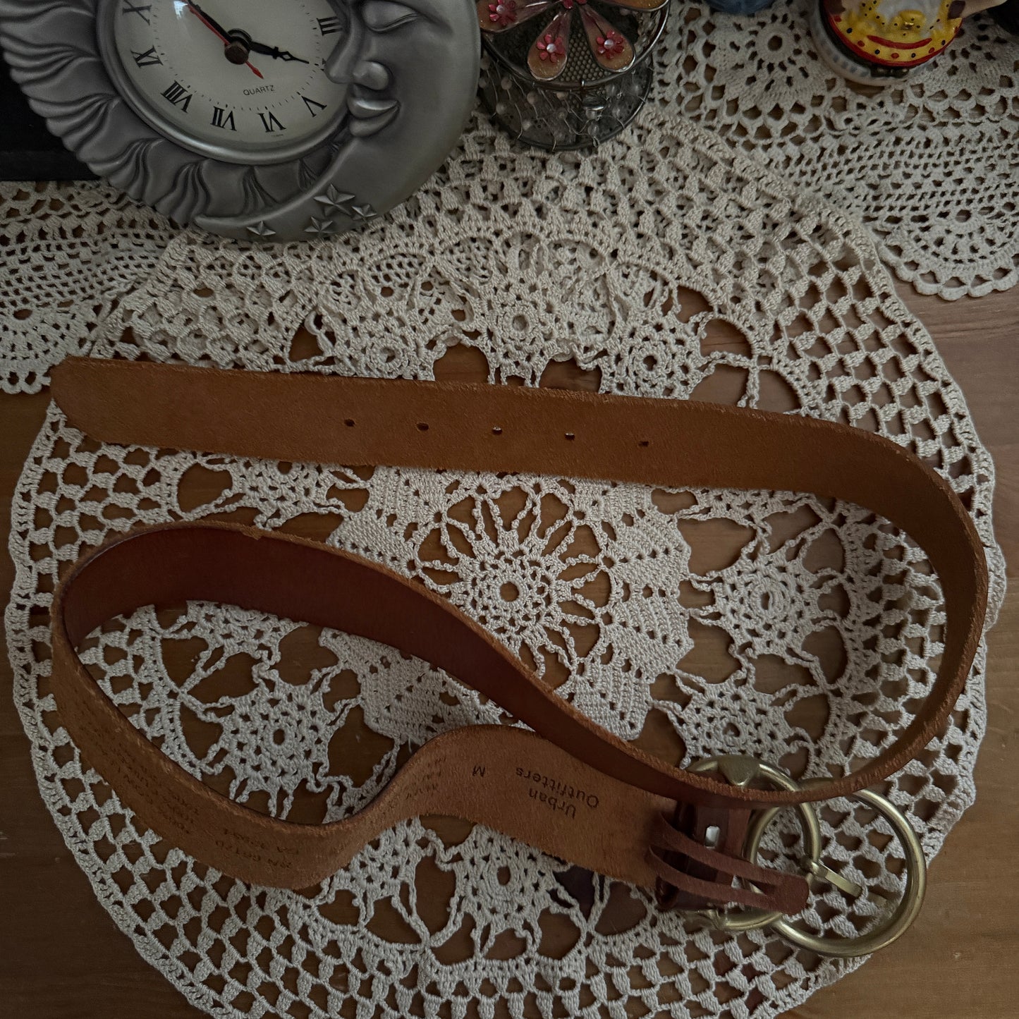 whimsical 90s y2k URBAN OUTFITTERS leather belt