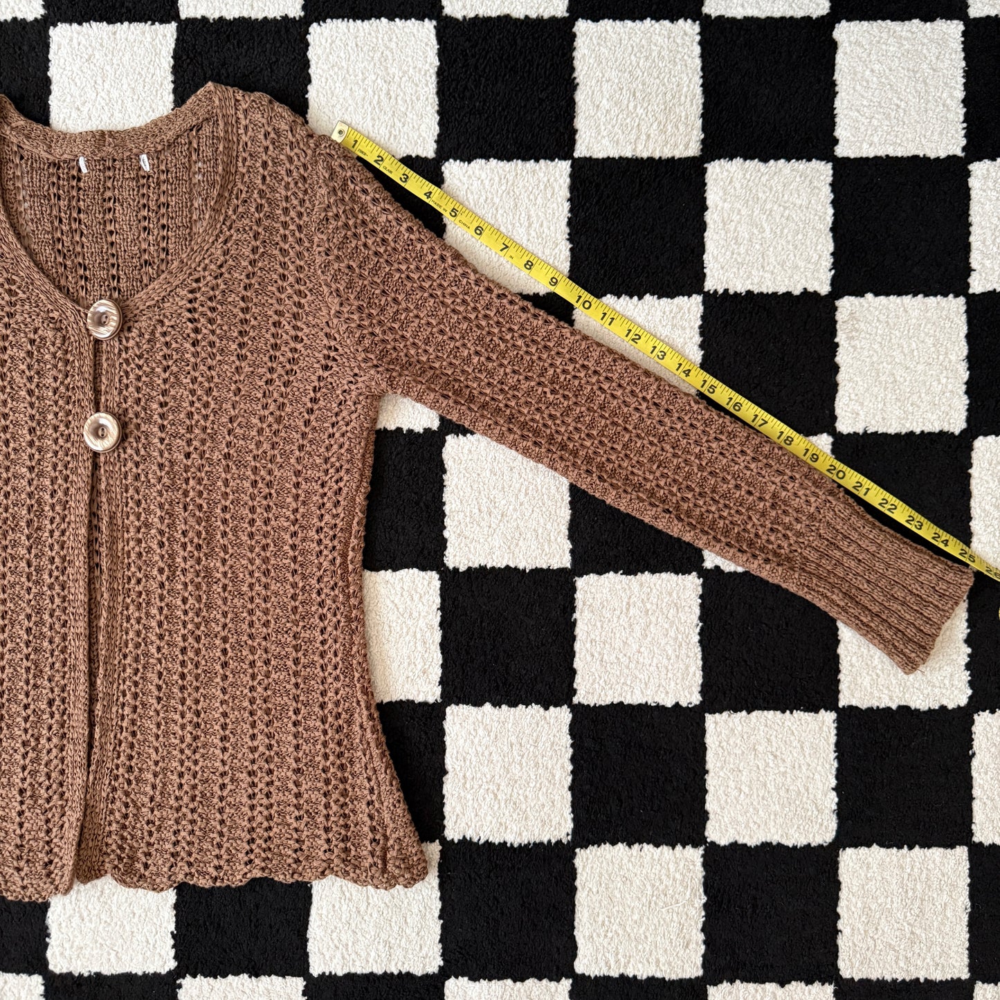 unique vintage whimsical 90s y2k knit sleeved cardigan top