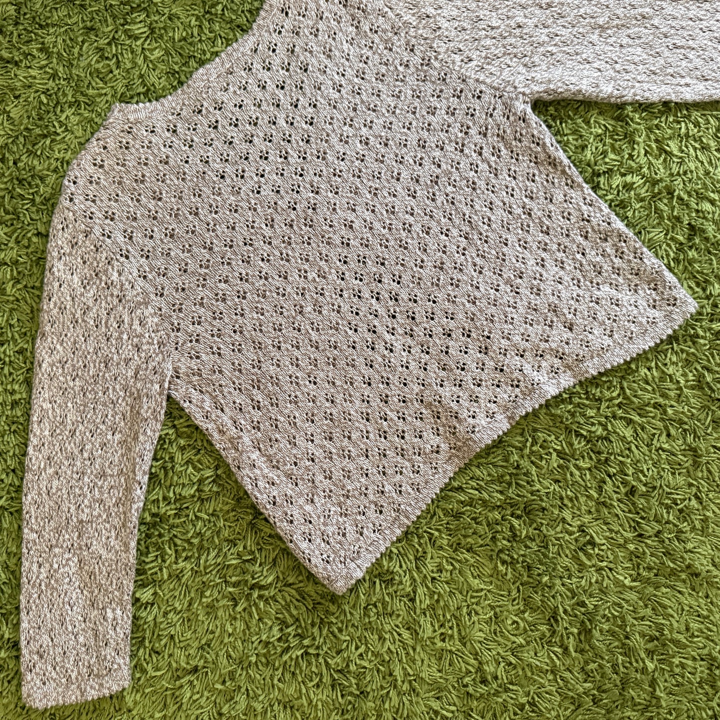 unique vintage whimsical 90s y2k CHRISTOPHER & BANKS knit sleeved cardigan top