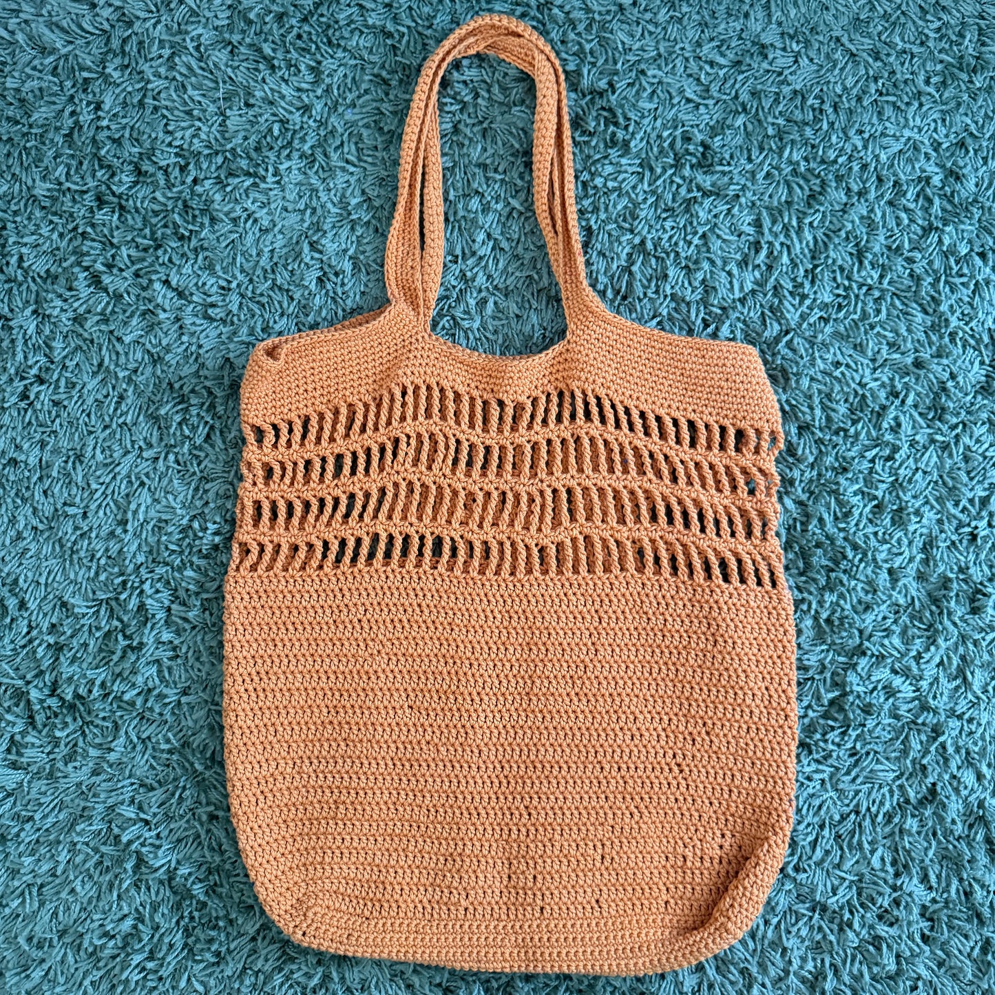 unique vintage whimsical 90s y2k crochet tote bag