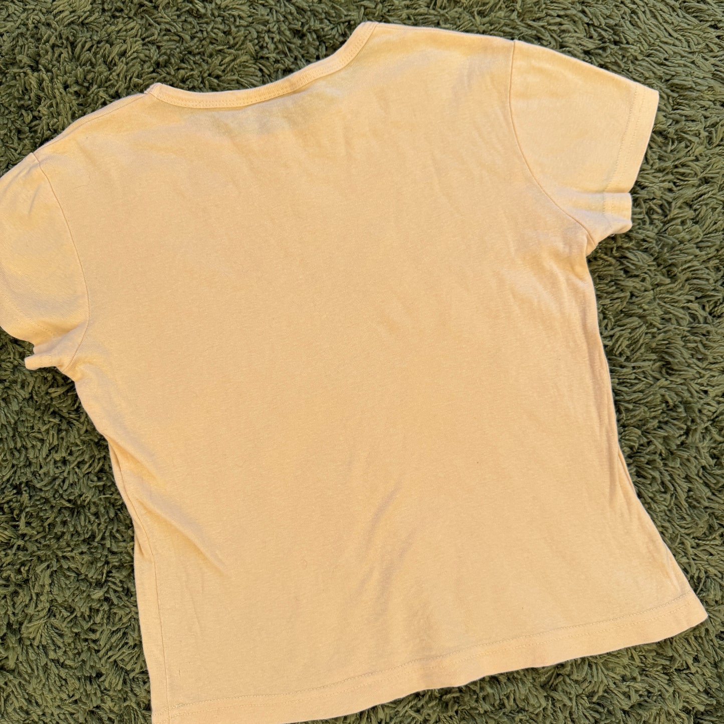 unique vintage whimsy 90s y2k NO BOUNDARIES graphic baby tee