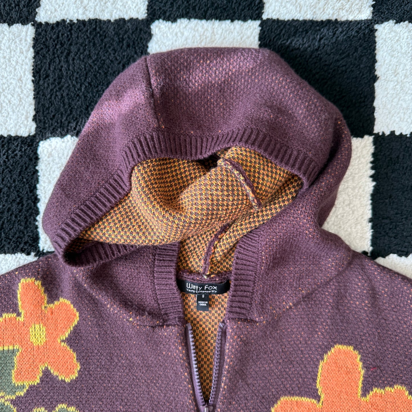 unique vintage whimsy 90s y2k knit cardigan sweater