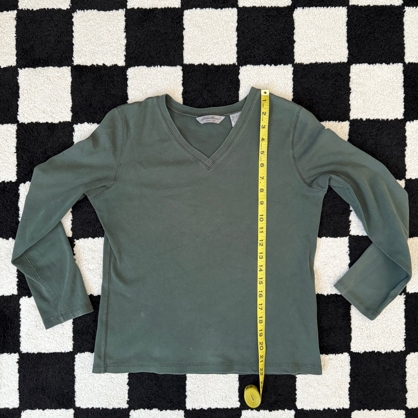 vintage whimsy 90s y2k EDDIE BAUER knit sleeved top