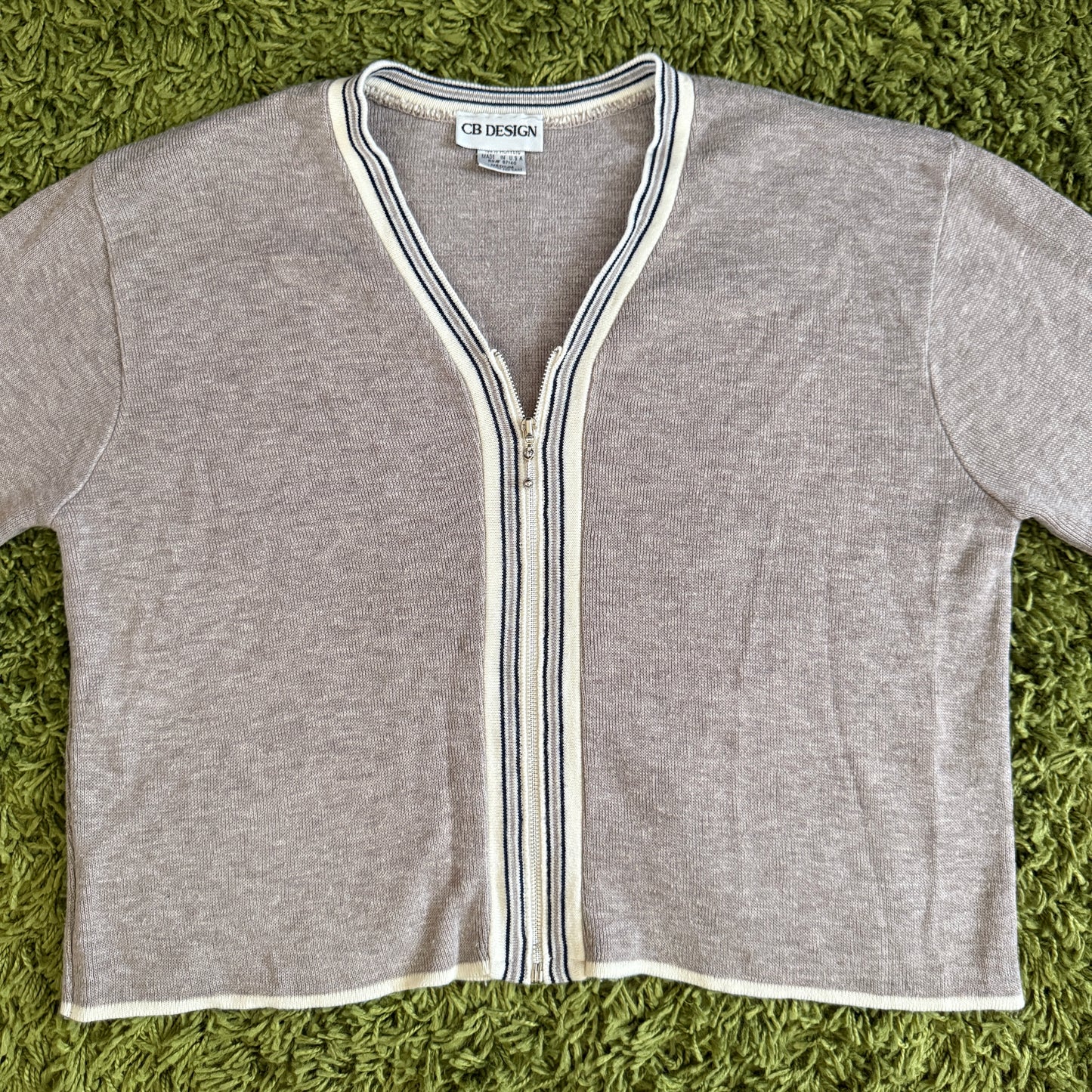 vintage whimsy 90s y2k knit cardigan sweater