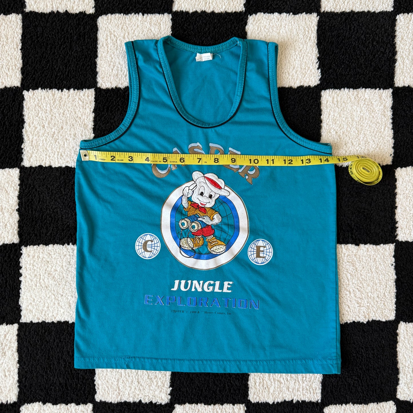unique vintage whimsy 90s y2k embroidered tank top