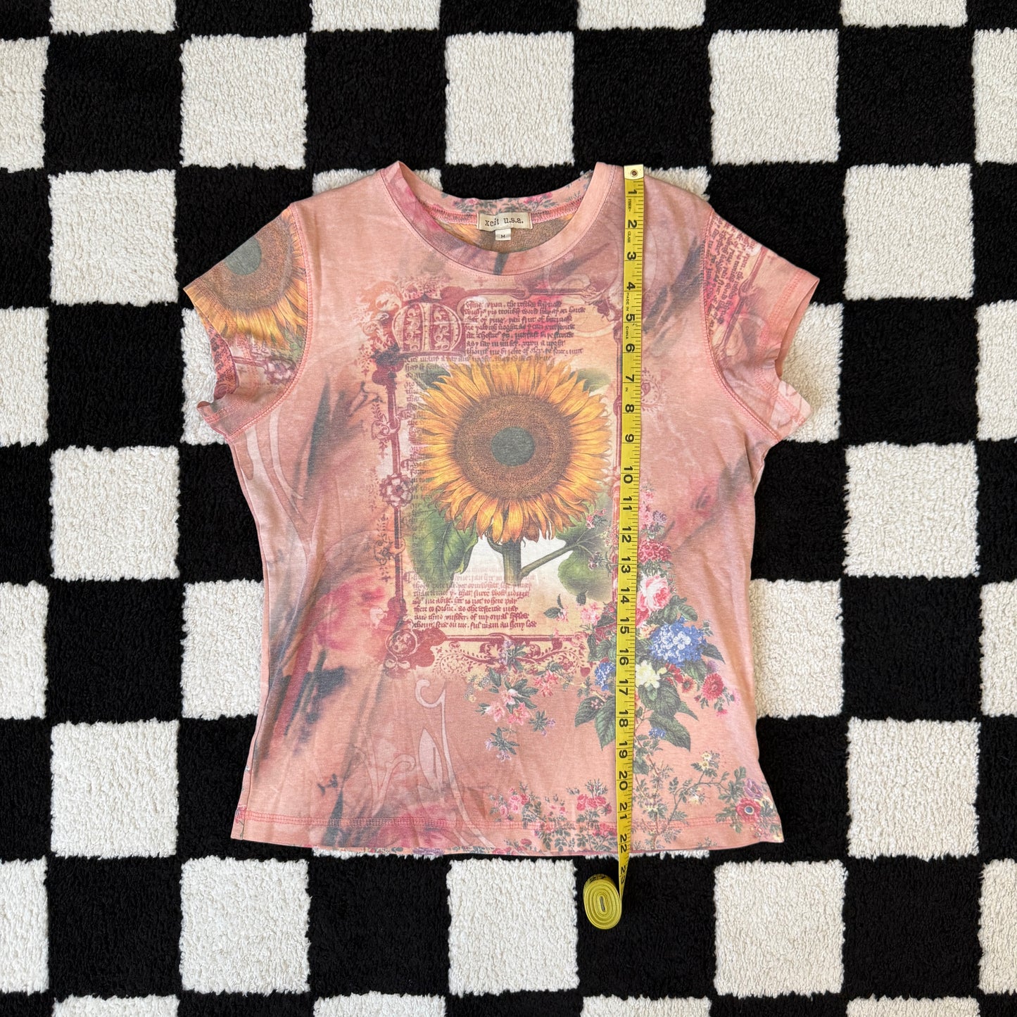 unique vintage whimsy 90s y2k graphic baby tee