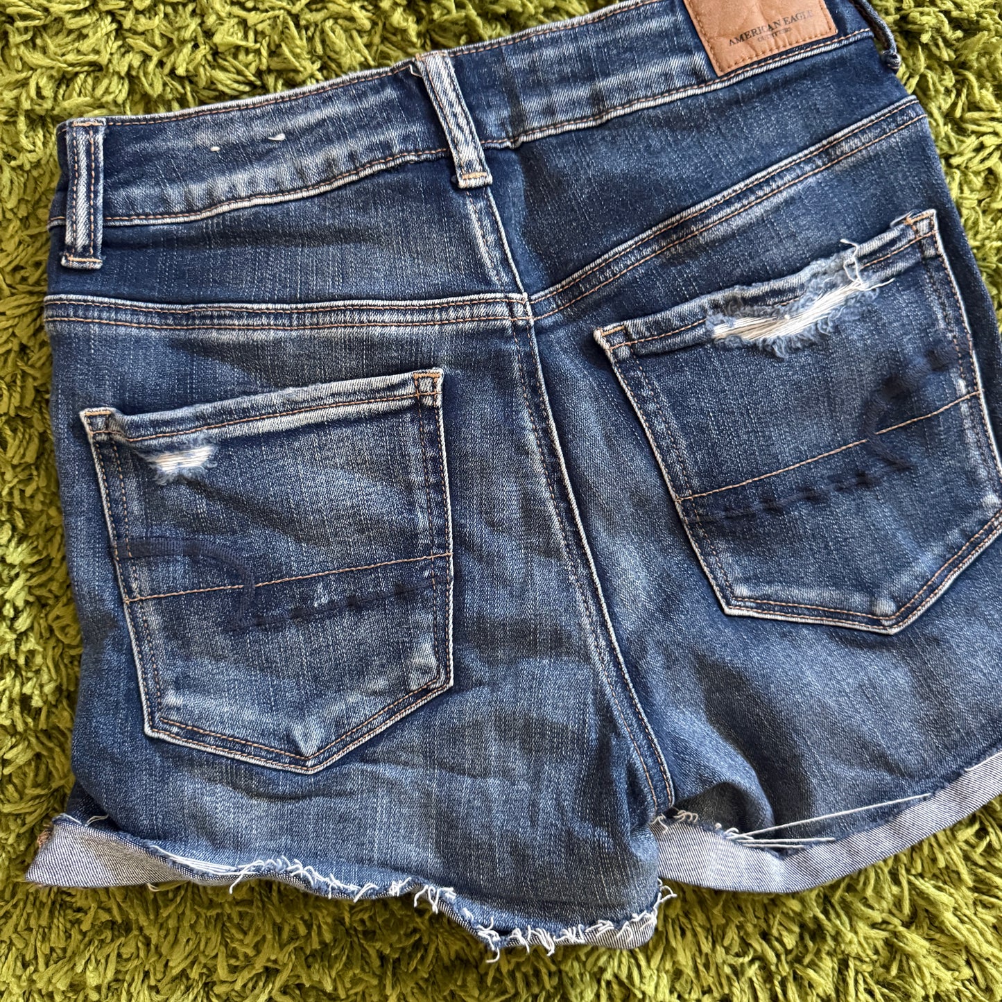 whimsy 90s y2k AMERICAN EAGLE OUTFITTERS denim shorts