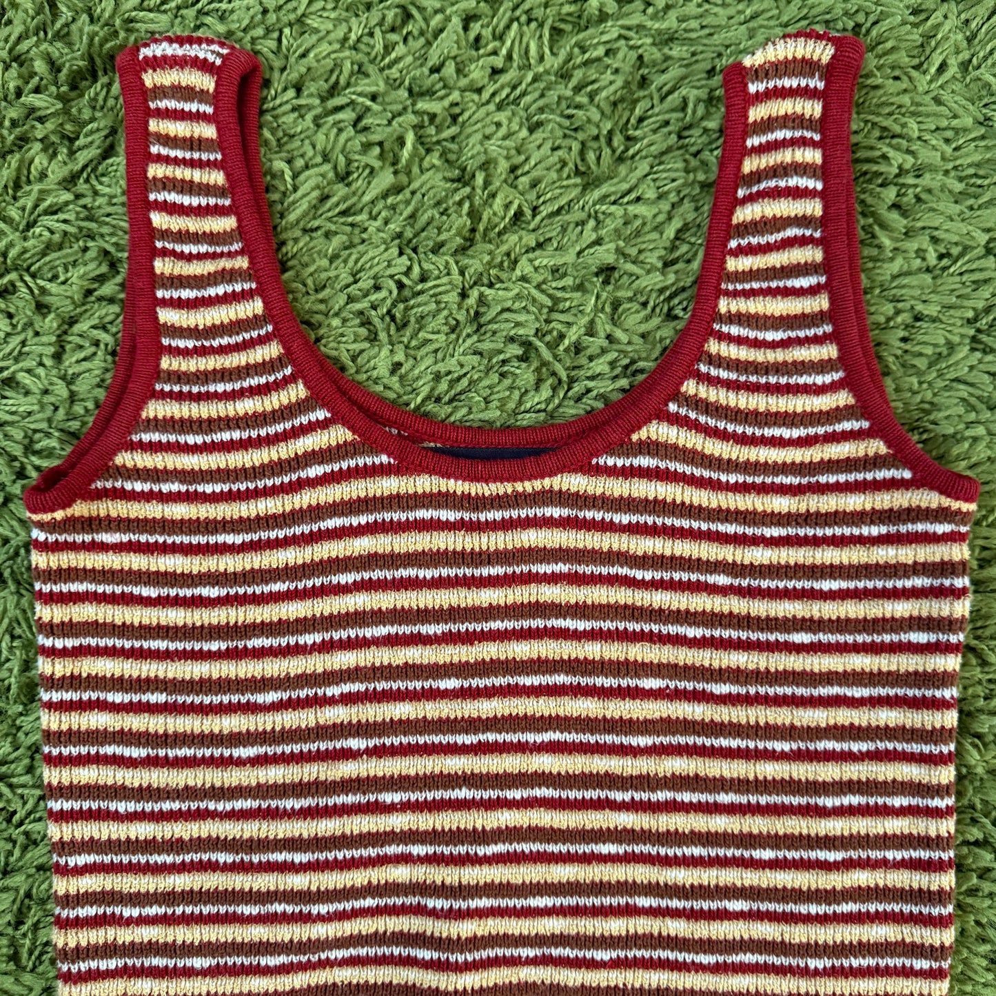 unique vintage whimsy 90s y2k knit tank top