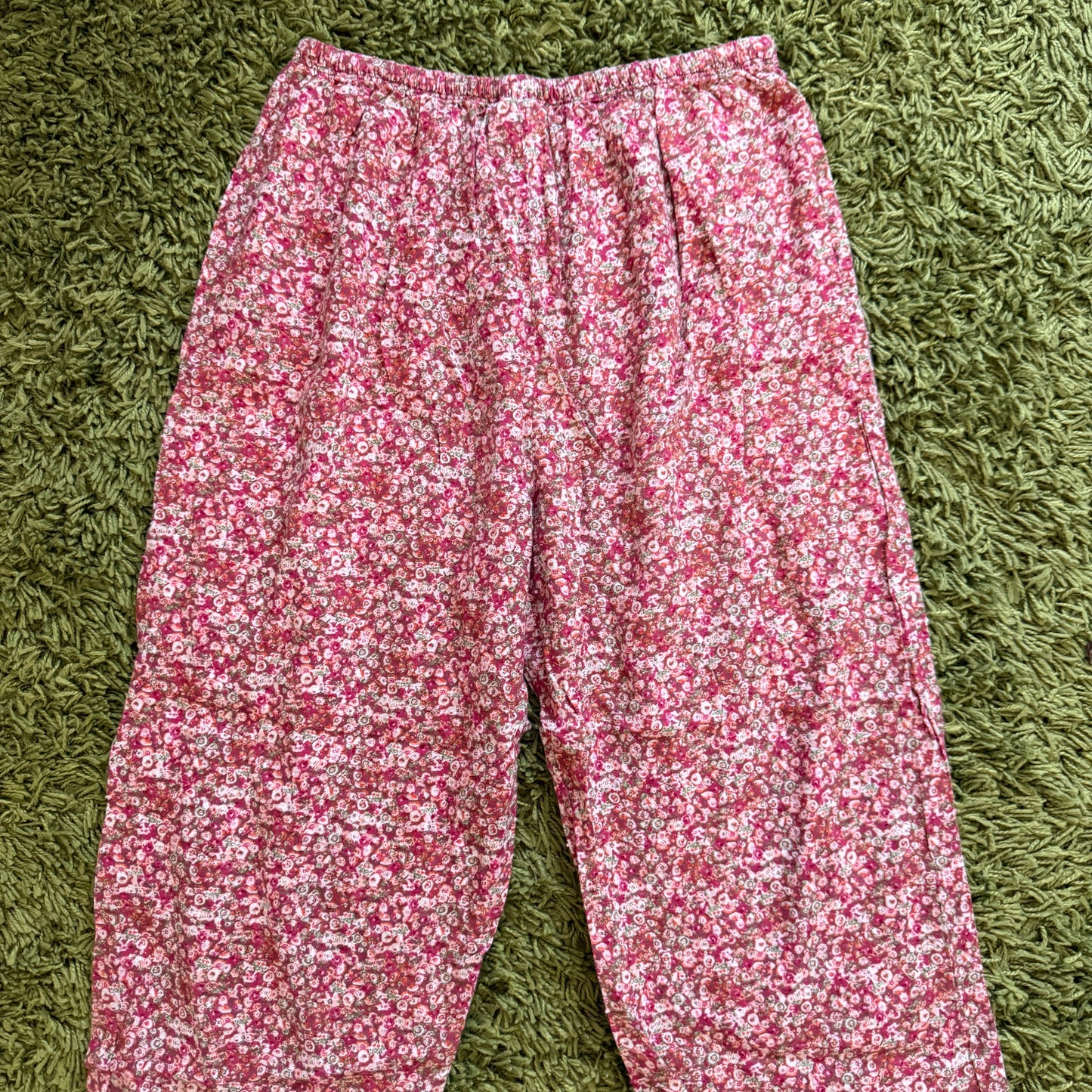 unique vintage whimsy 90s SLEEP SENSE capri lounge pants