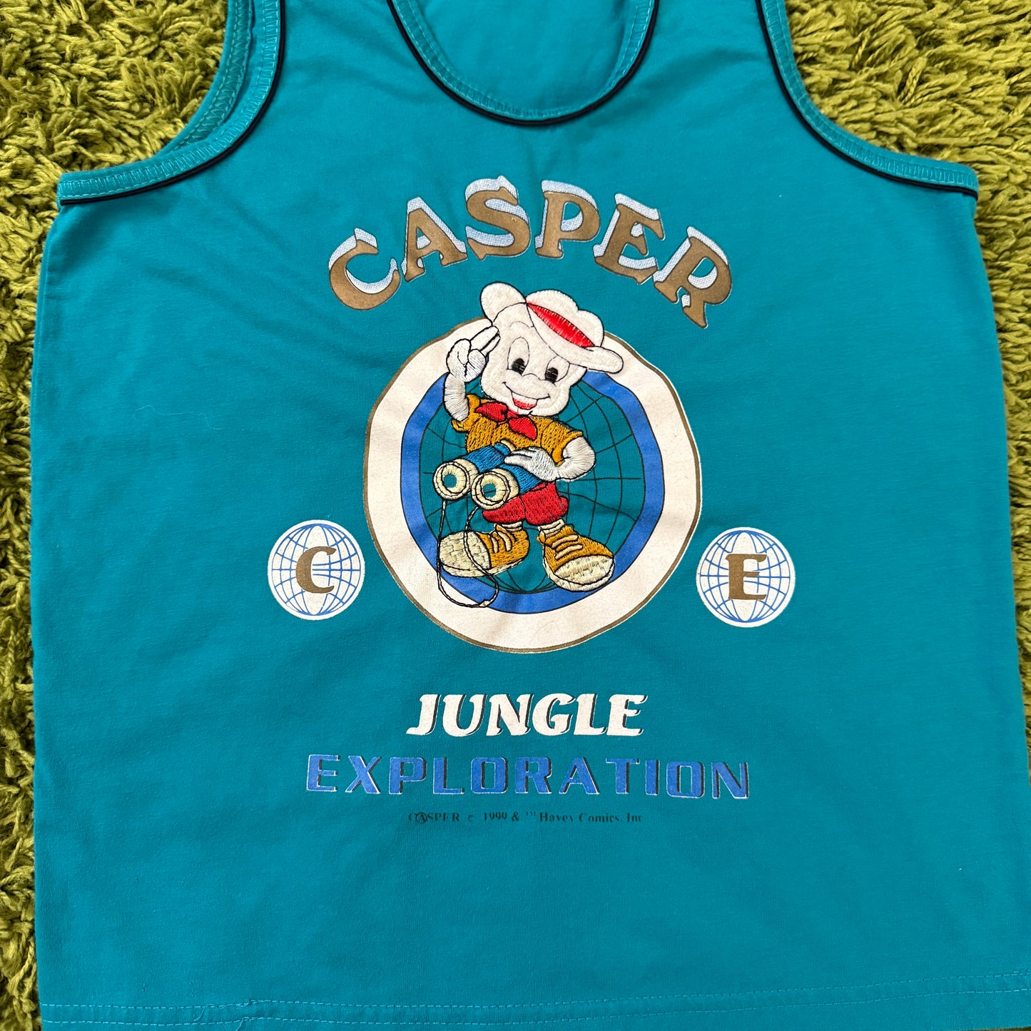 unique vintage whimsy 90s y2k embroidered tank top
