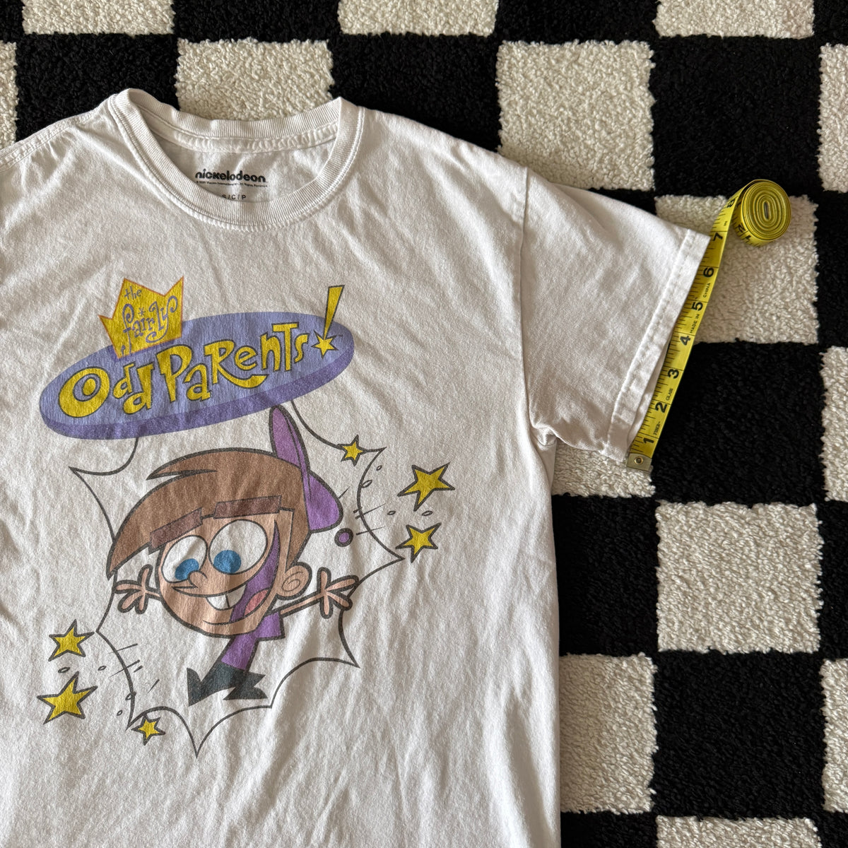 unique vintage whimsical 90s y2k THE FAIRLY ODD PARENTS graphic tee