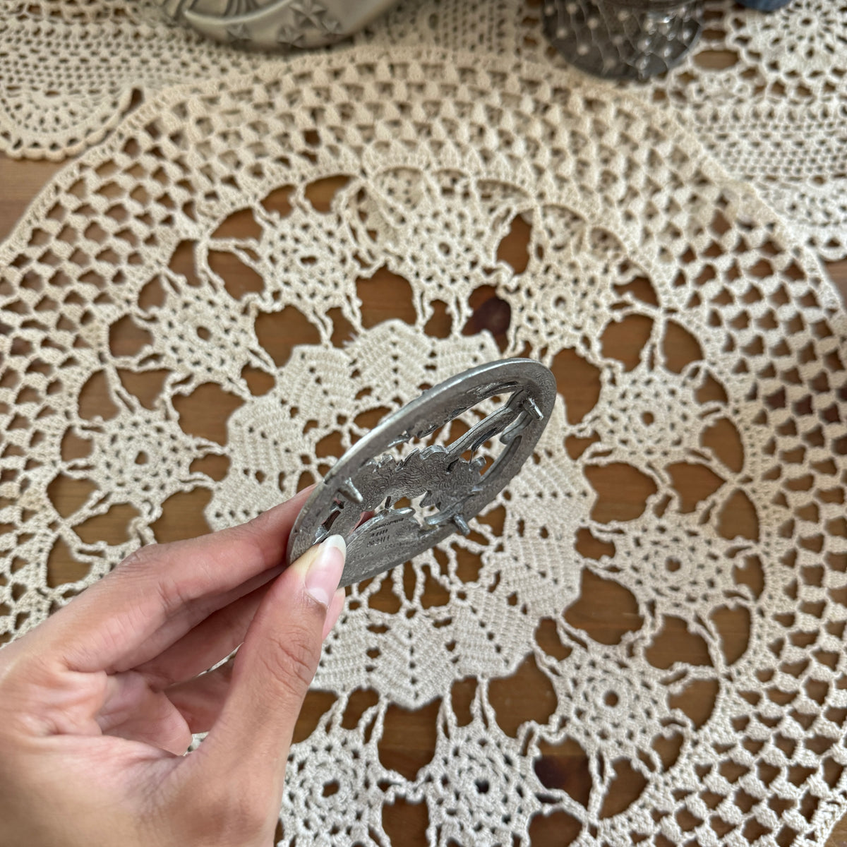 unique vintage whimsical trinket collectable jar lid