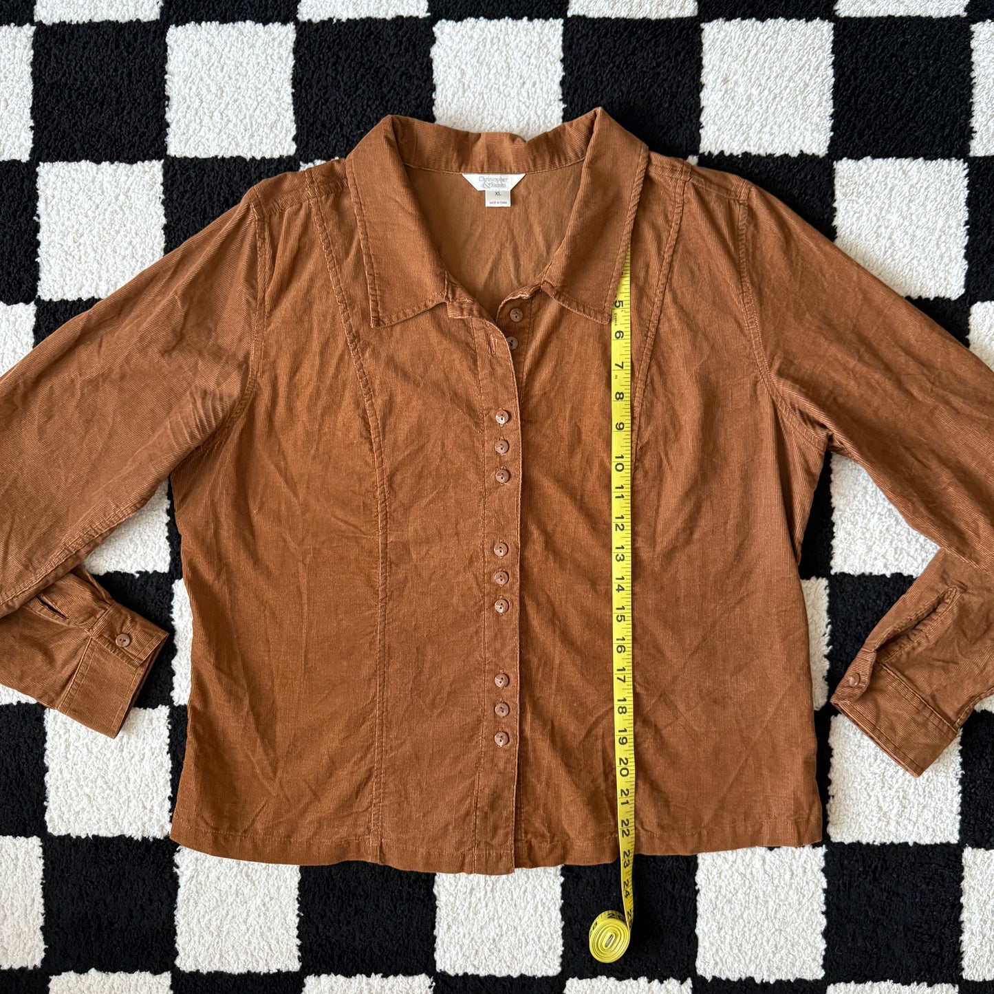 vintage whimsy 90s y2k CHRISTOPHER & BANKS button up top