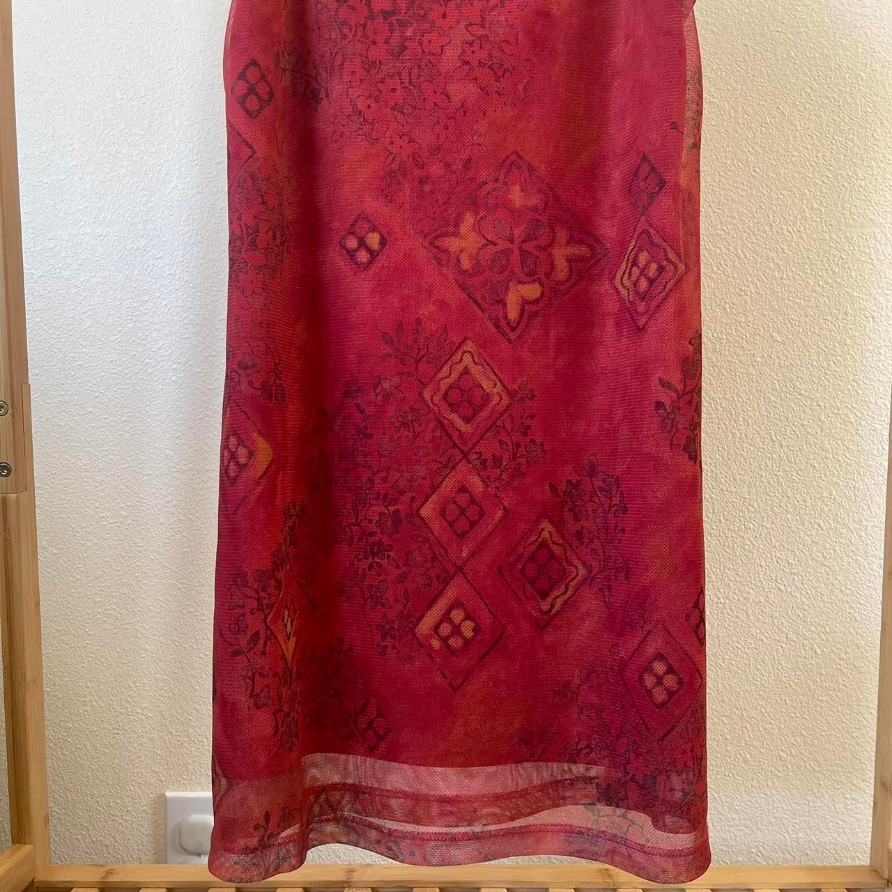 vintage whimsy y2k grunge midi dress