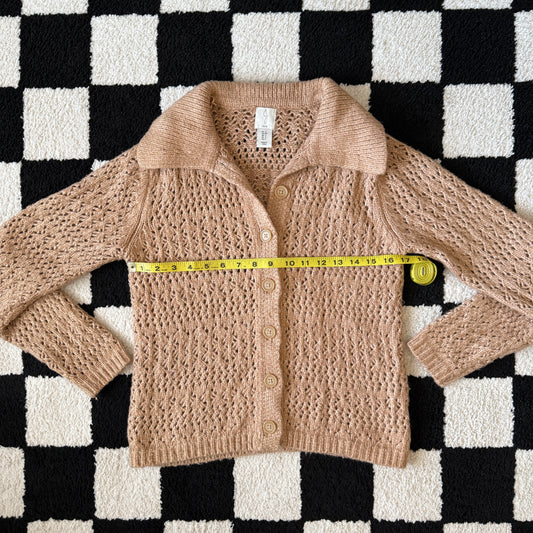 vintage whimsy 90s y2k knit cardigan sweater