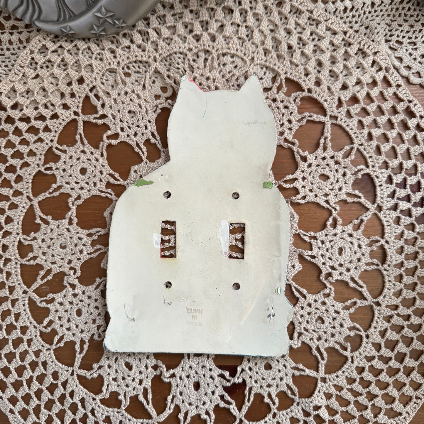 unique vintage whimsical LAURAL BURCH cat light switch cover collectable