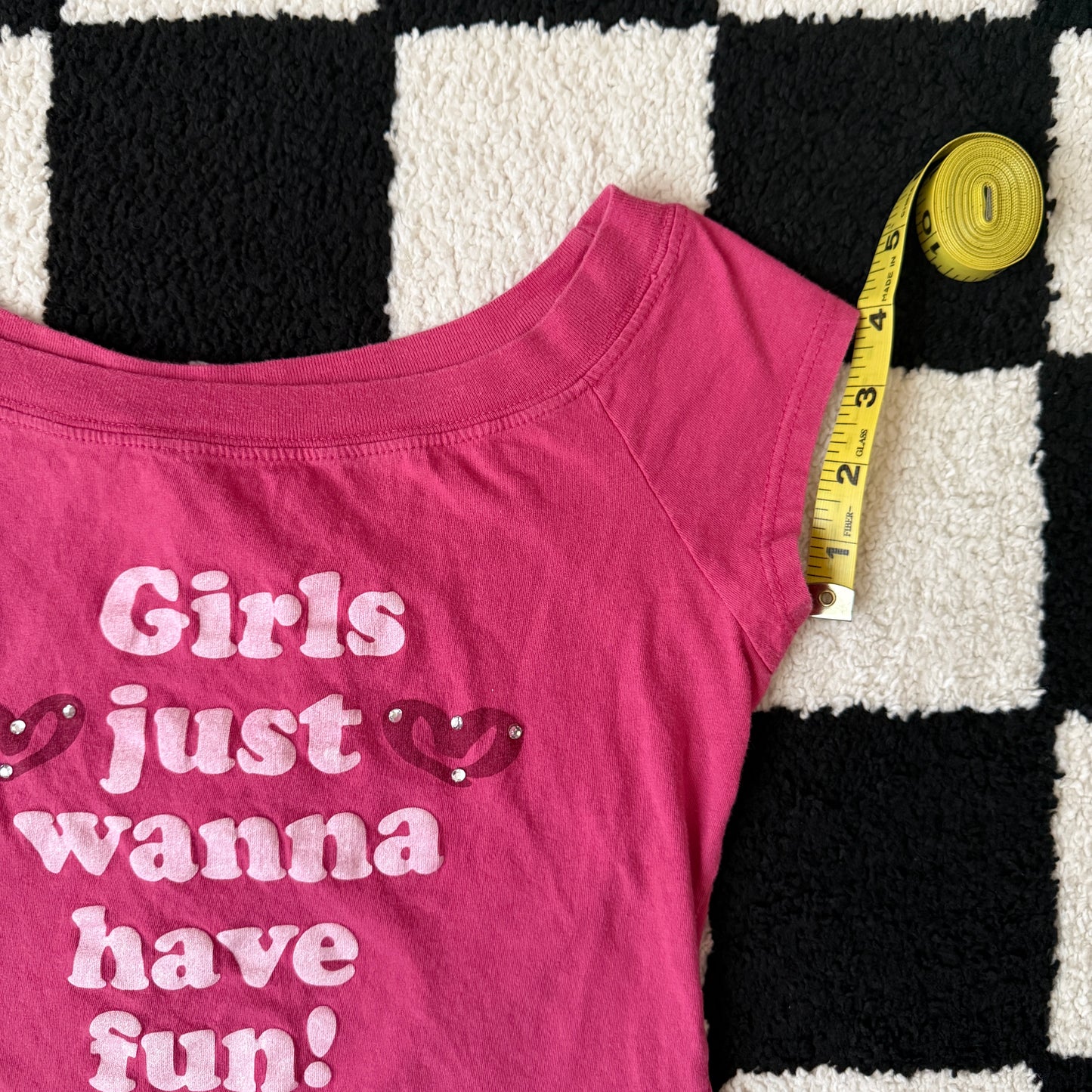 unique vintage whimsical 90s y2k graphic baby tee