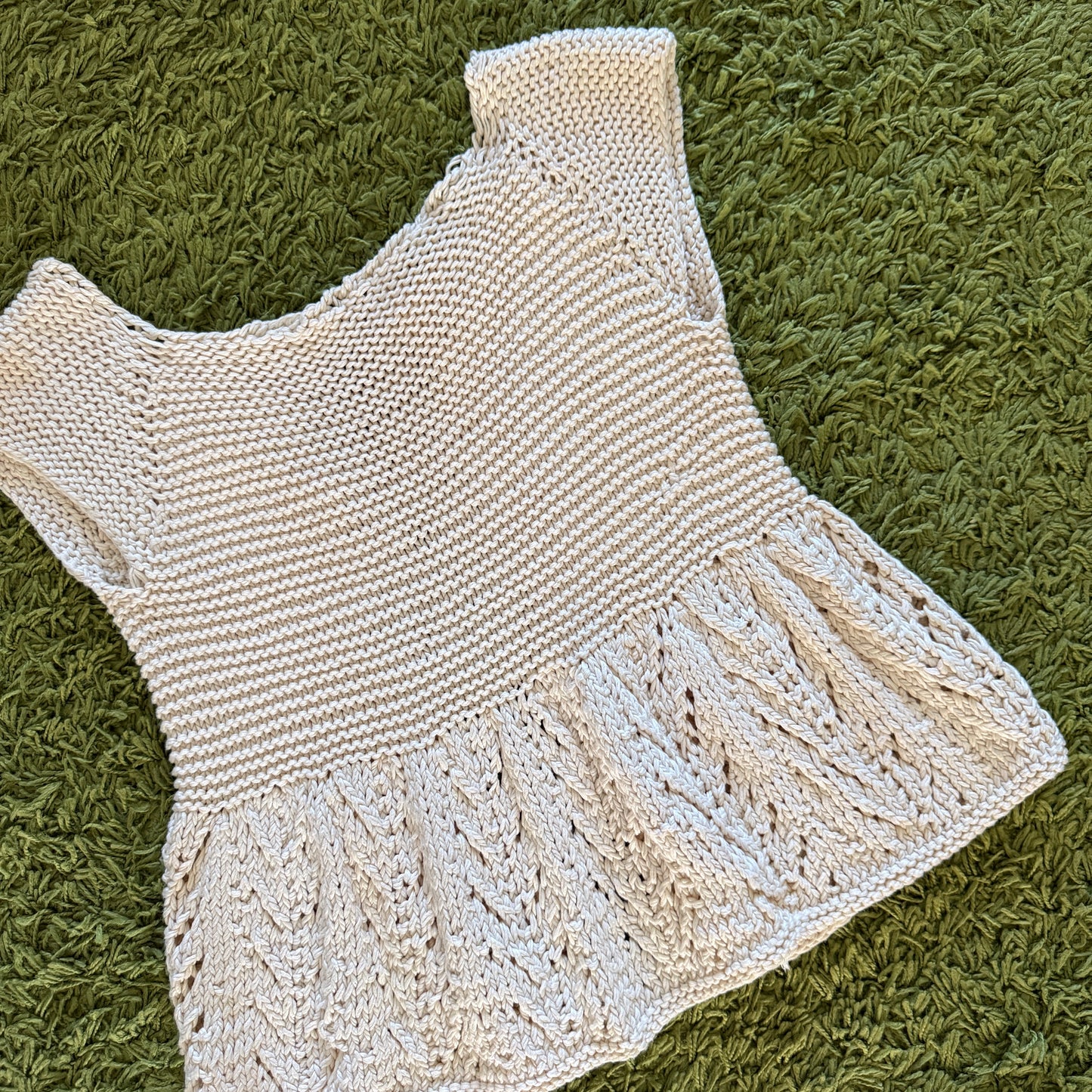 unique handmade vintage whimsical 90s y2k babydoll knit cardigan sweater