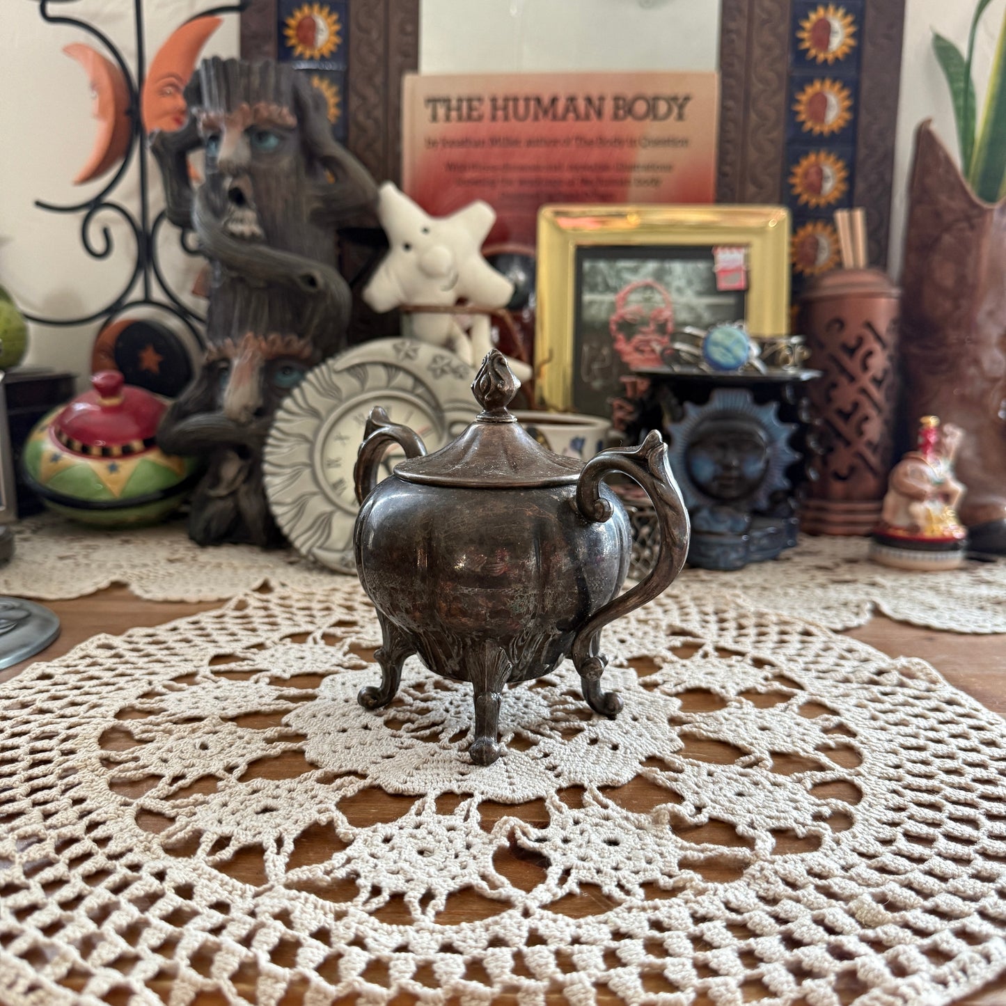 unique vintage whimsical trinket collectable jar