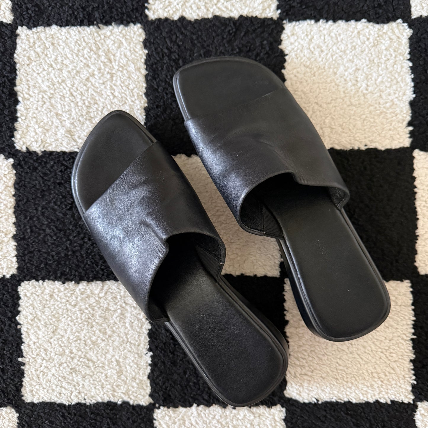 unique vintage whimsical 90s y2k chunky mule sandals