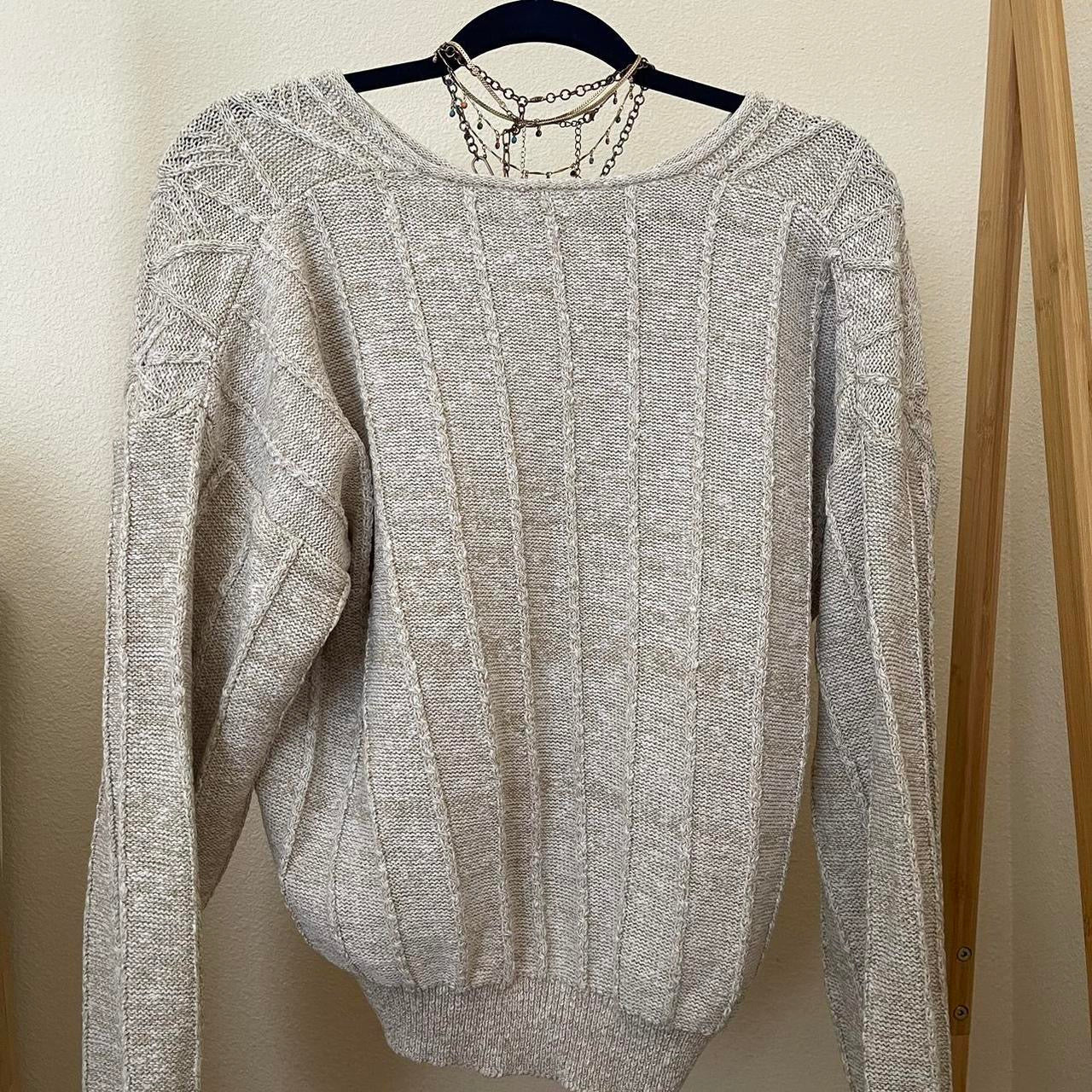 earth tone pullover sweater