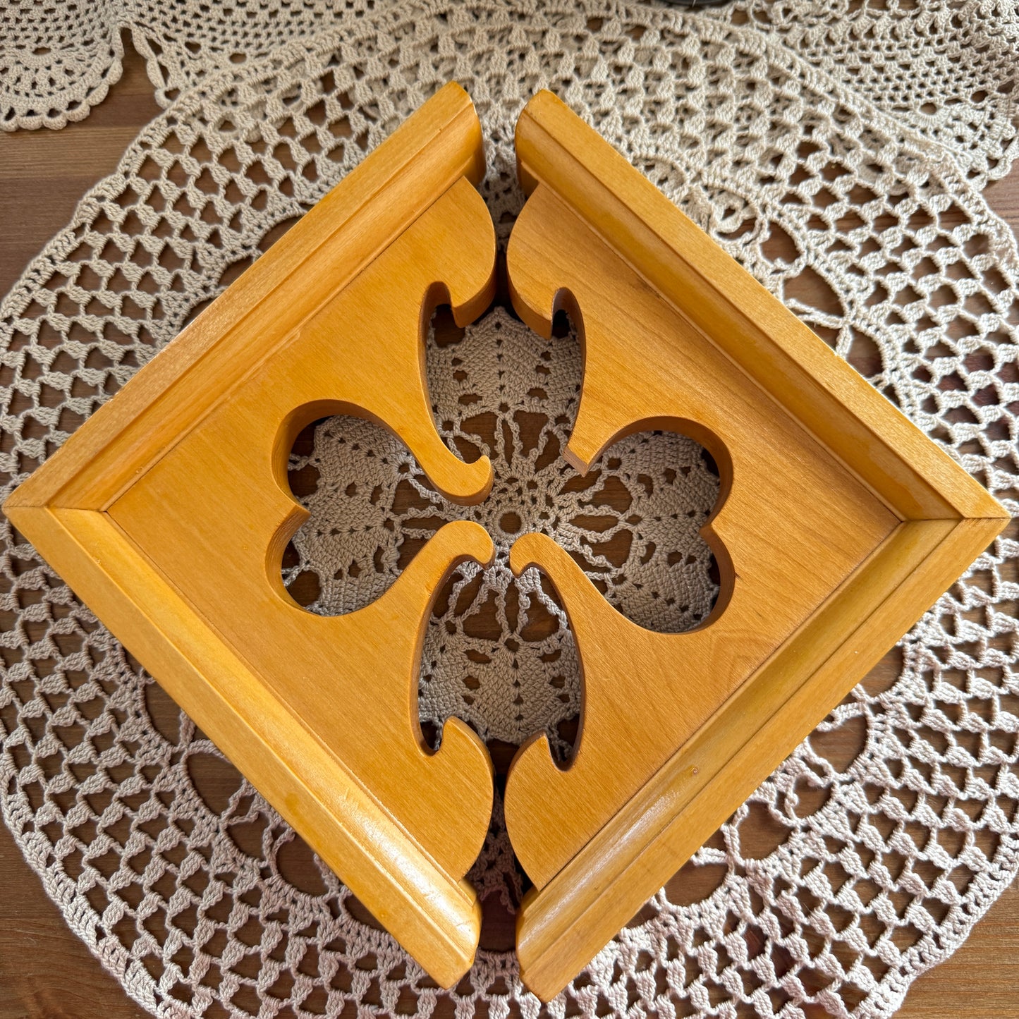 unique vintage whimsical heart wood shelf brackets