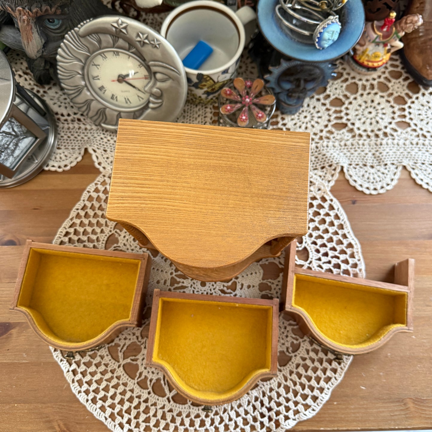 unique vintage whimsical jewelry holder