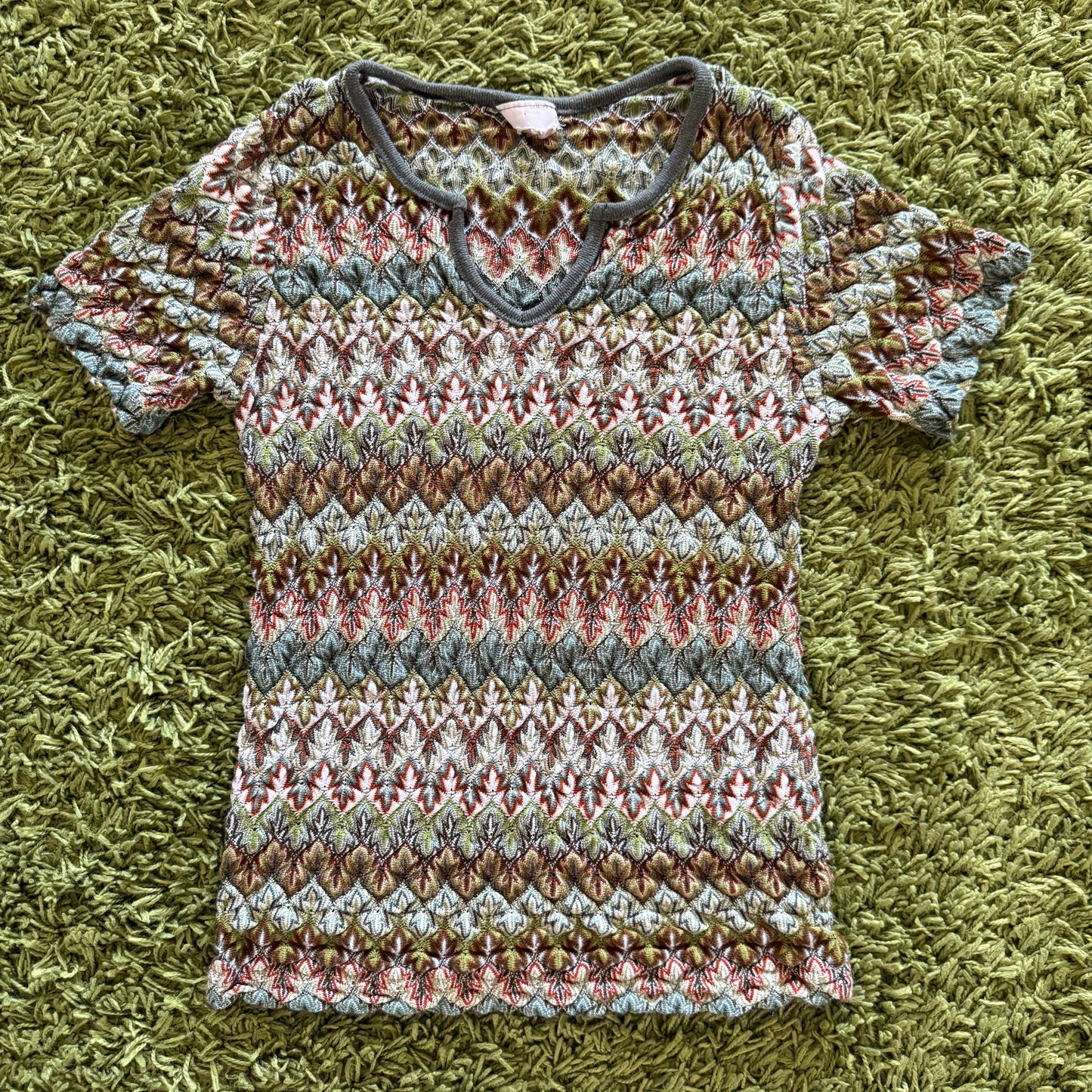 unique vintage whimsical 90s y2k babydoll top