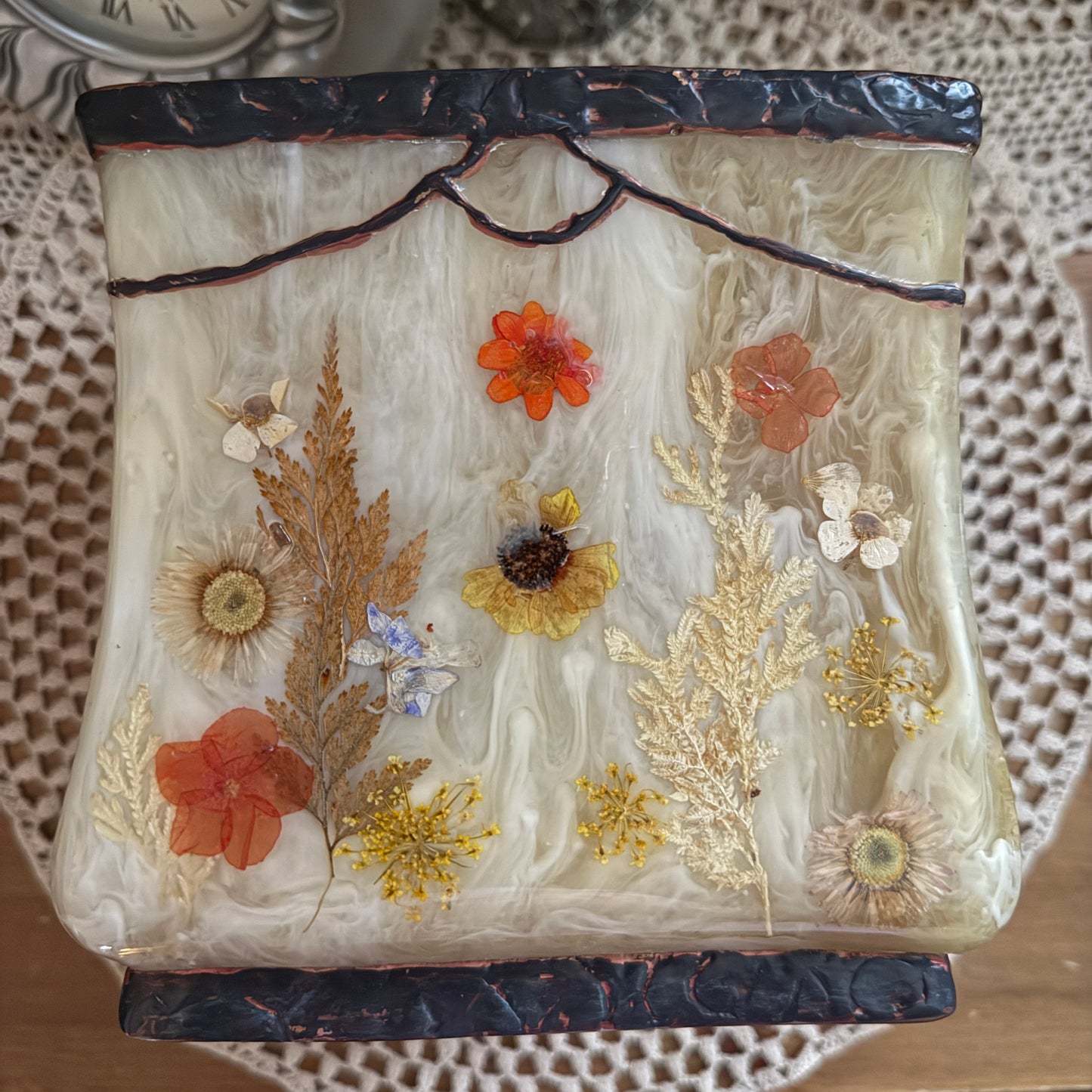 unique vintage whimsical tissue box