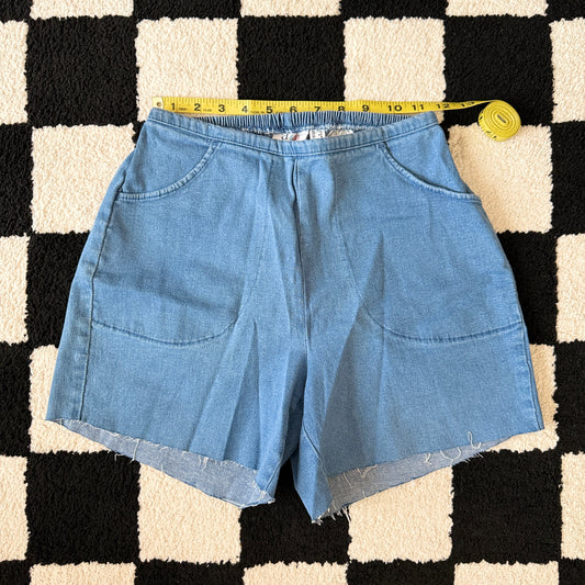 vintage whimsy 90s y2k denim shorts