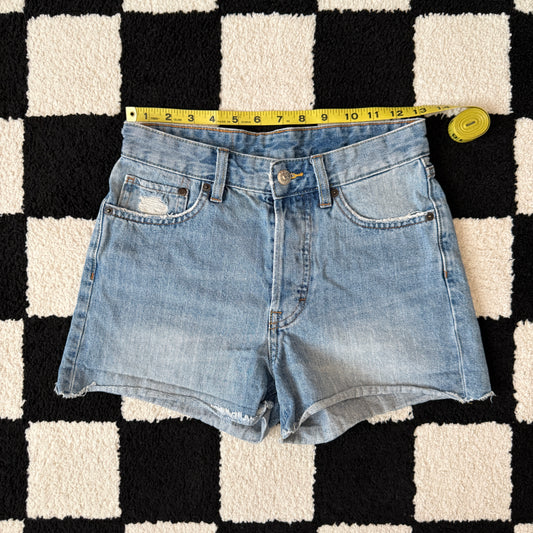 vintage whimsy 90s y2k denim shorts