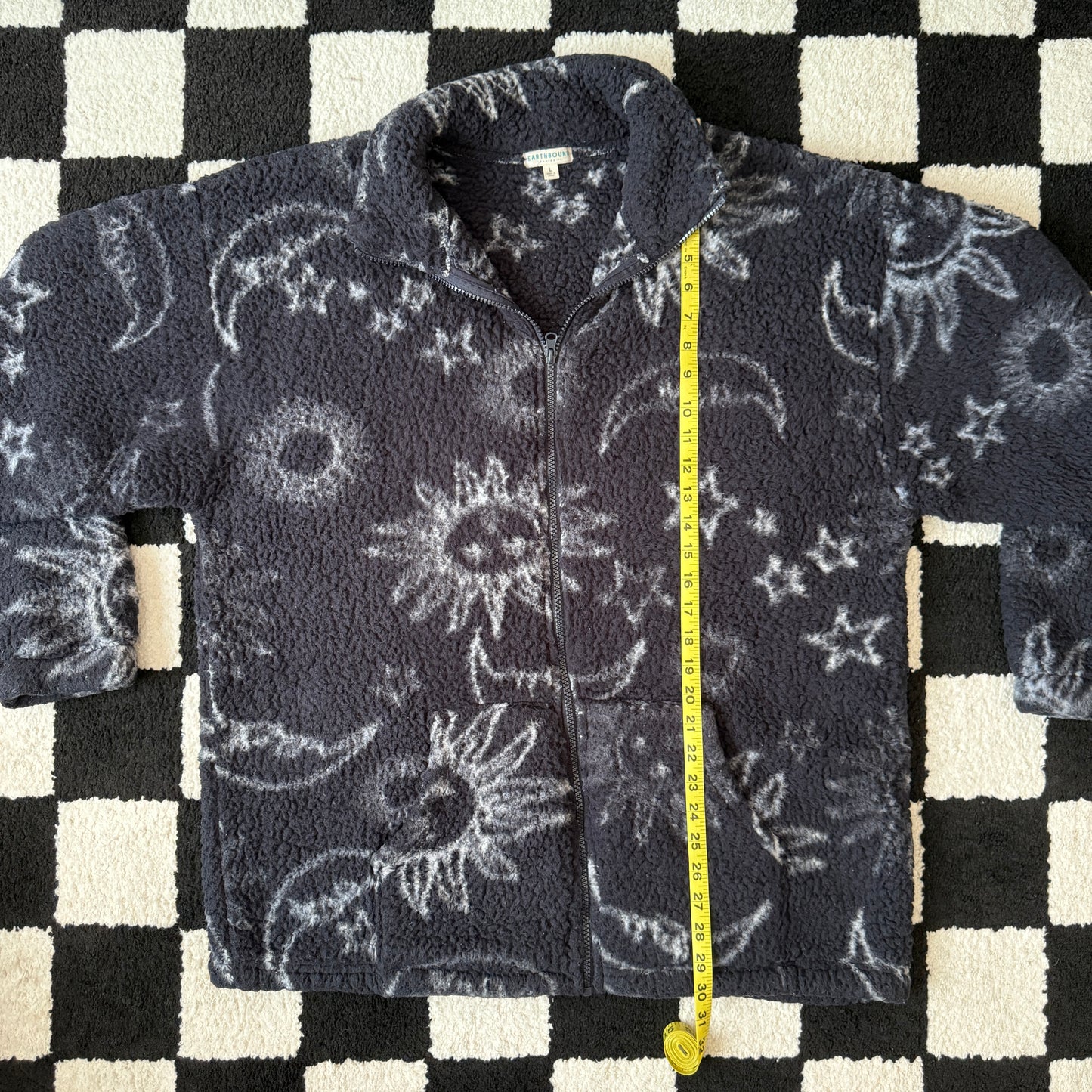 unique vintage whimsy celestial 90s y2k EARTHBOUND cardigan sweater
