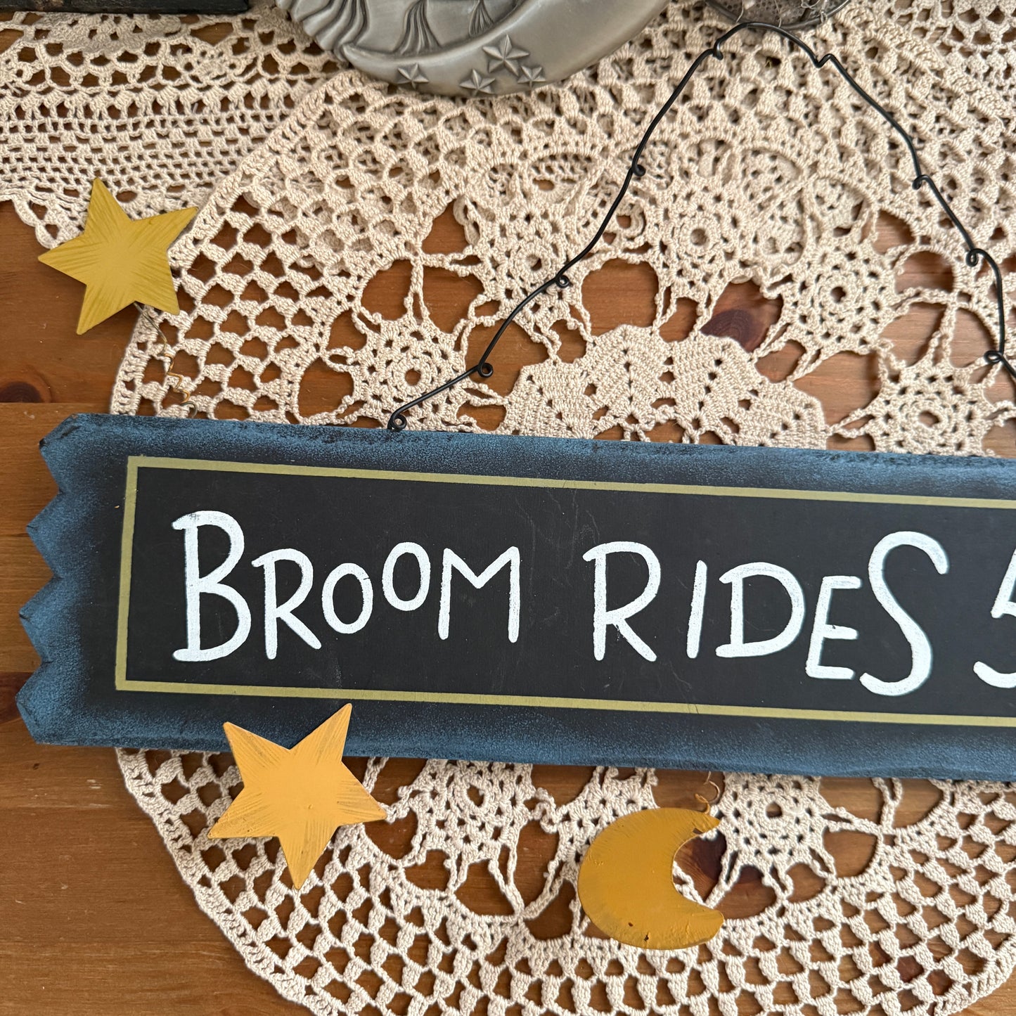 unique whimsical celestial moon and stars collectable wall decor