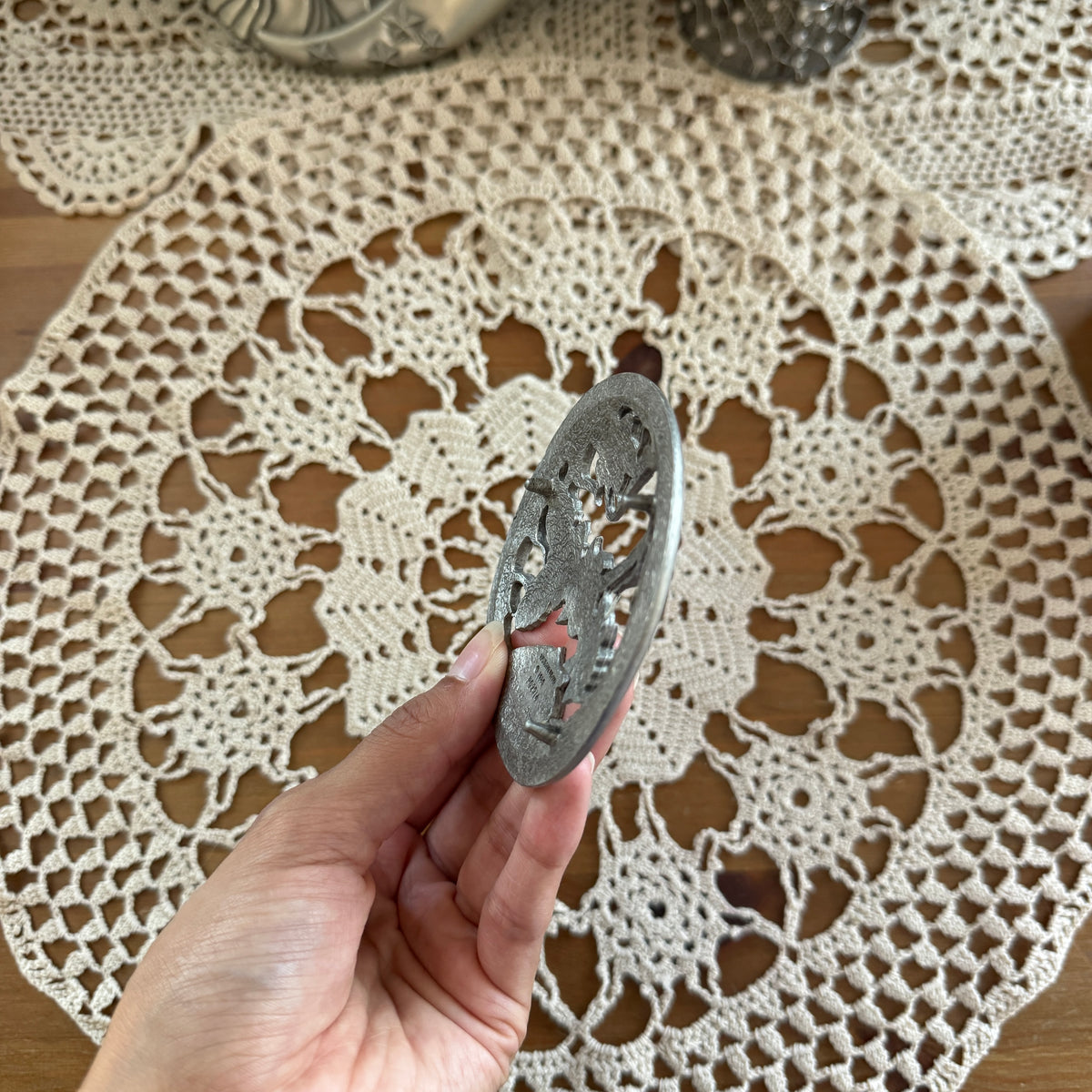 unique vintage whimsical trinket collectable jar lid