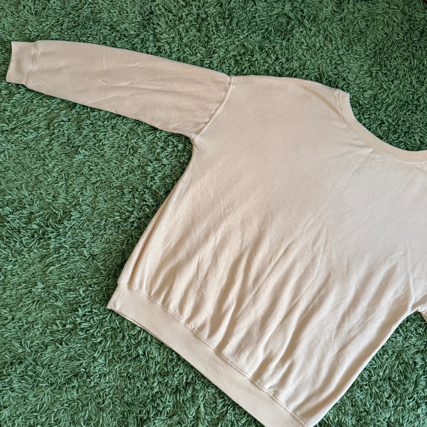 whimsical 90s y2k graphic pullover sweatshirt