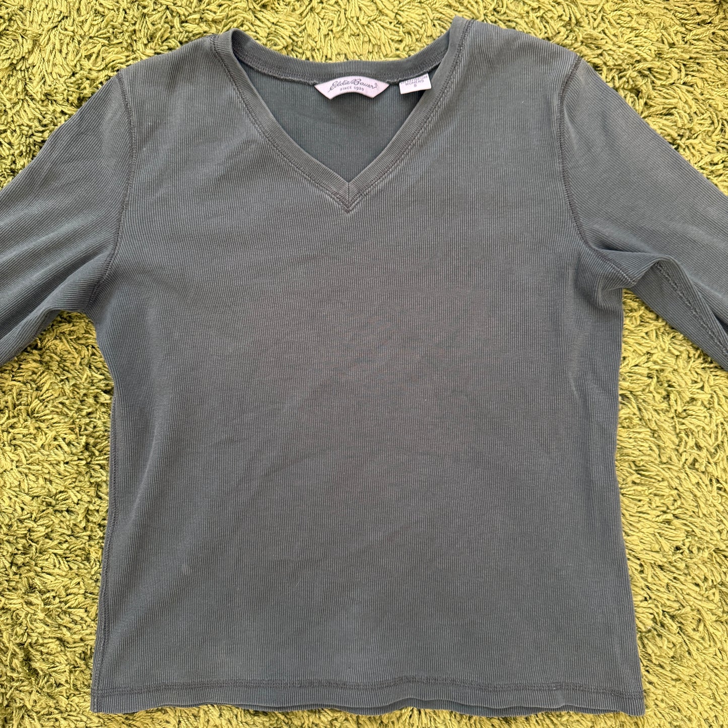vintage whimsy 90s y2k EDDIE BAUER knit sleeved top