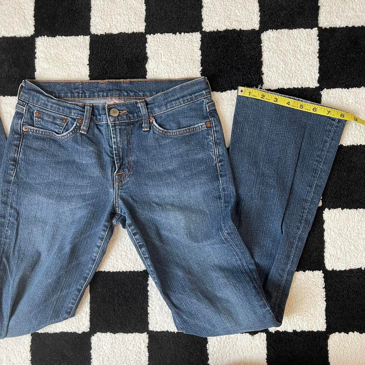 low rise lucky brand y2k denim pants