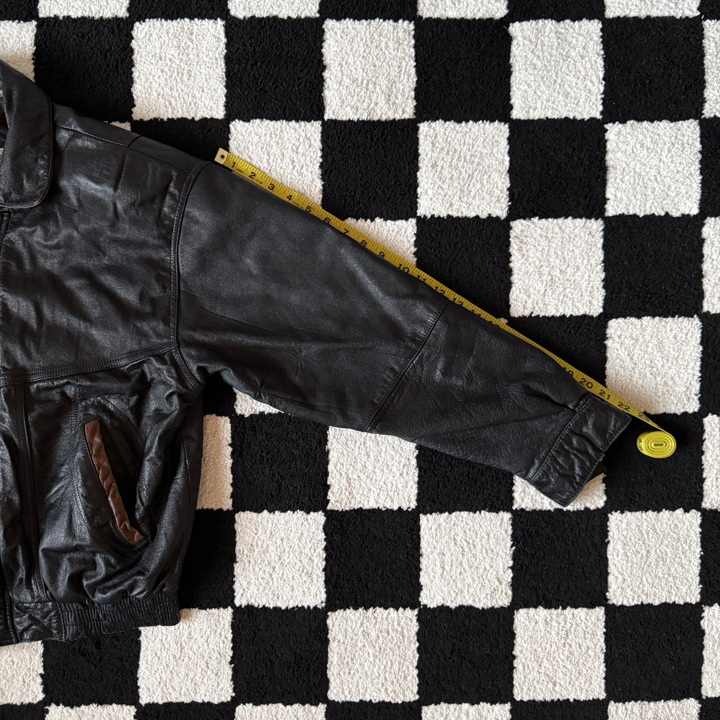 vintage whimsy 90s y2k leather jacket