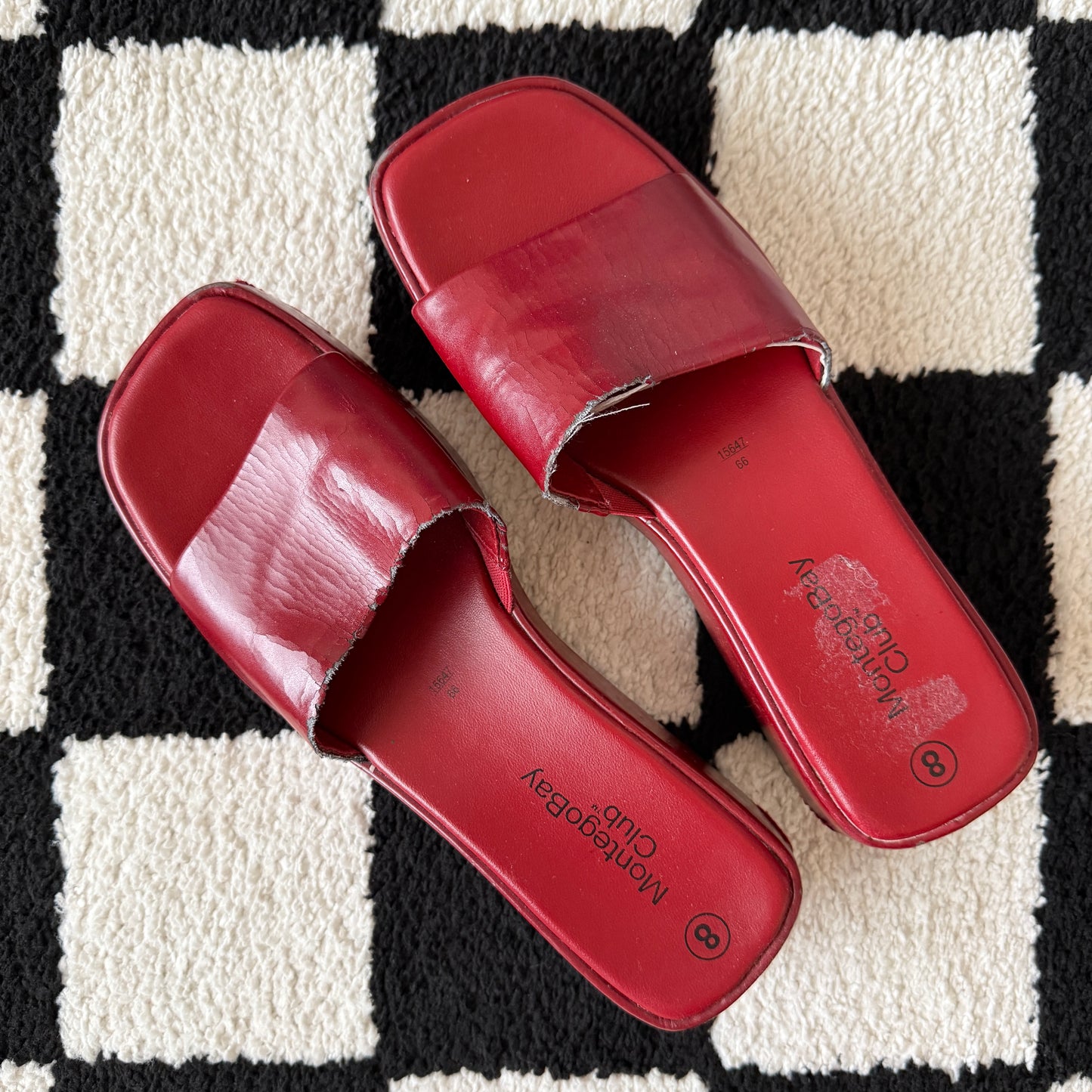 unique vintage whimsical 90s y2k chunky sandals