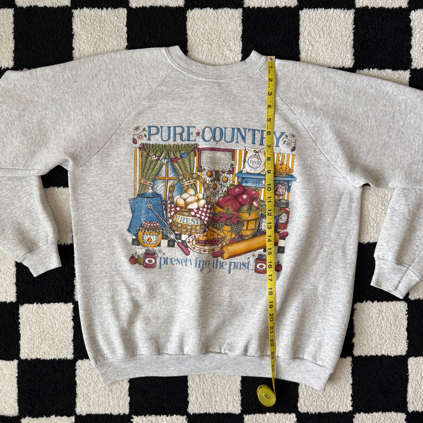 unique vintage whimsical 90s y2k graphic pullover sweatshirt