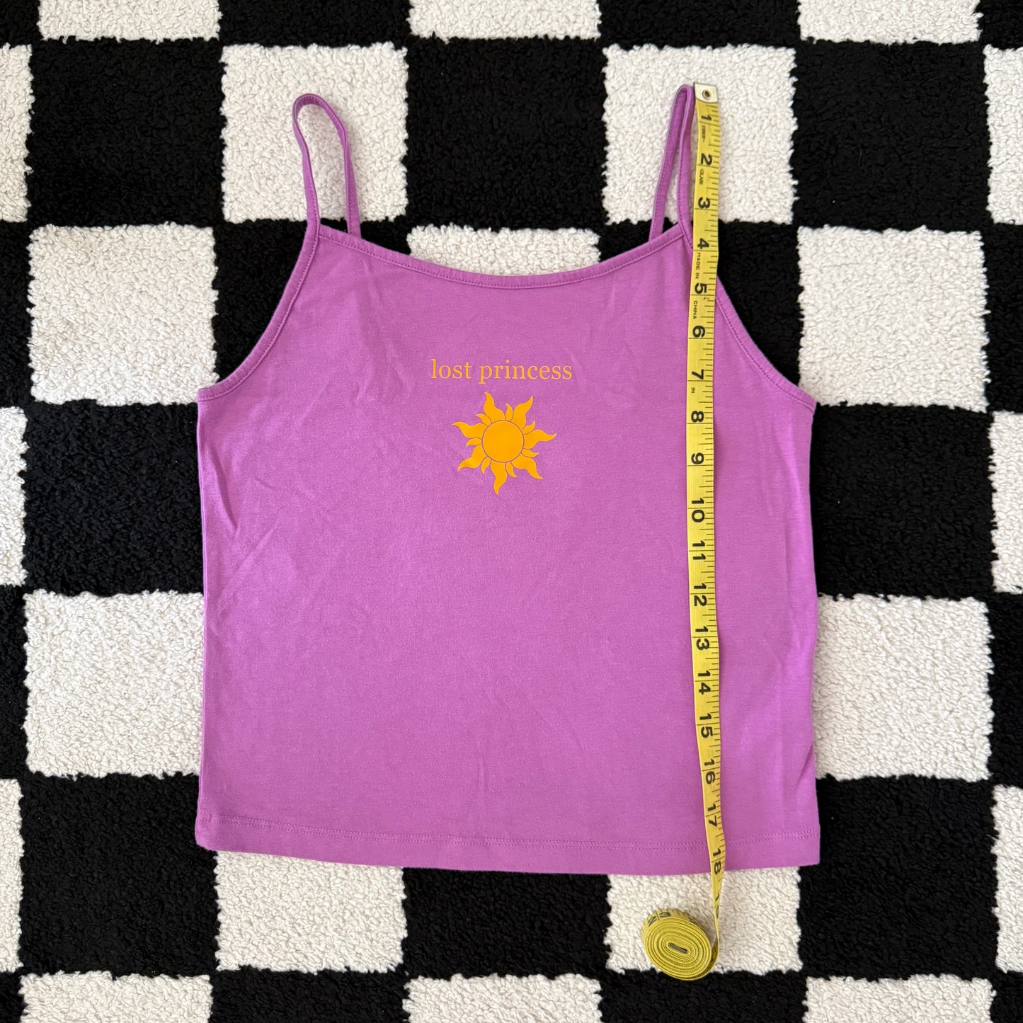 unique vintage whimsical 90s y2k celestial graphic cami top