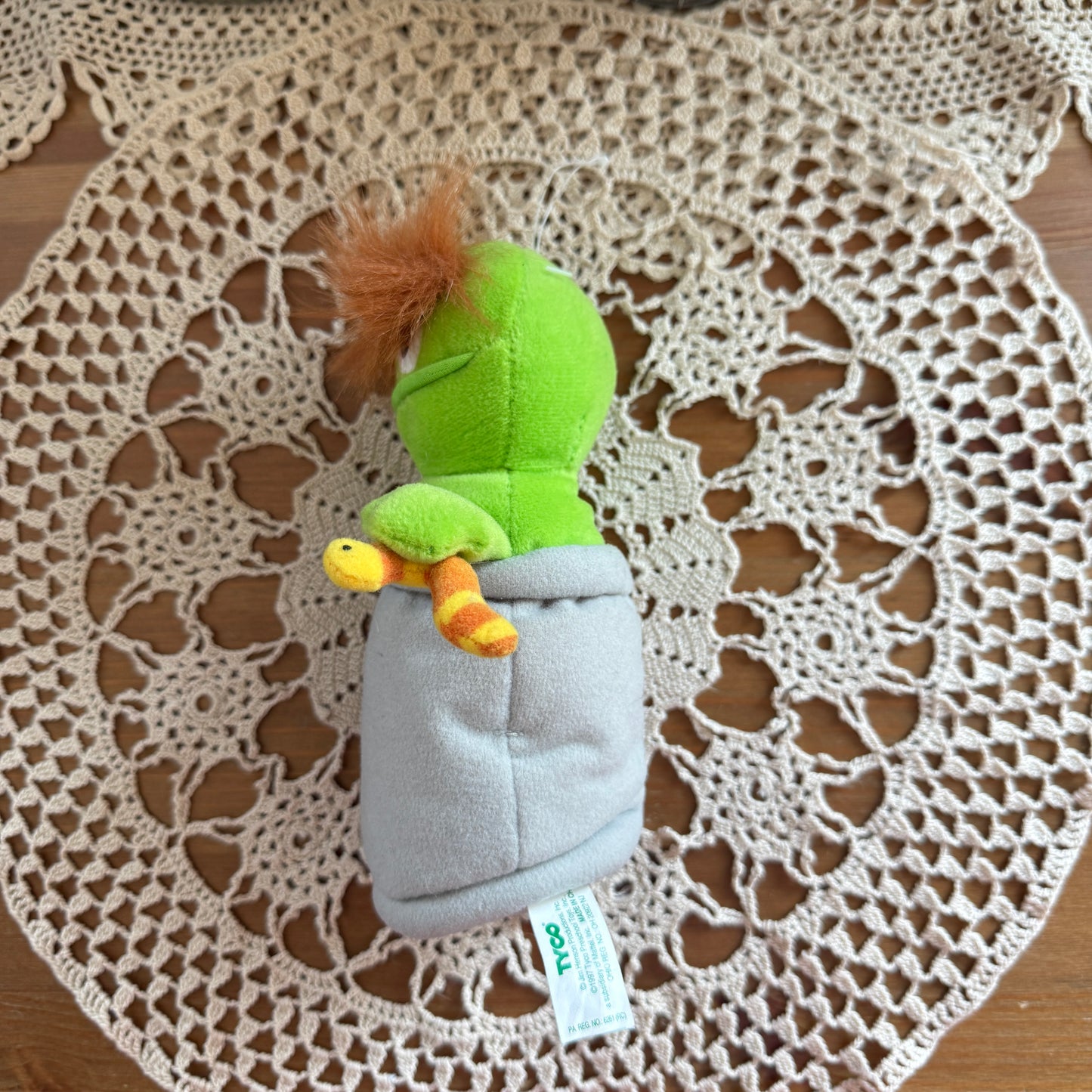 unique vintage whimsical OSCAR THE GROUCH plush collectable