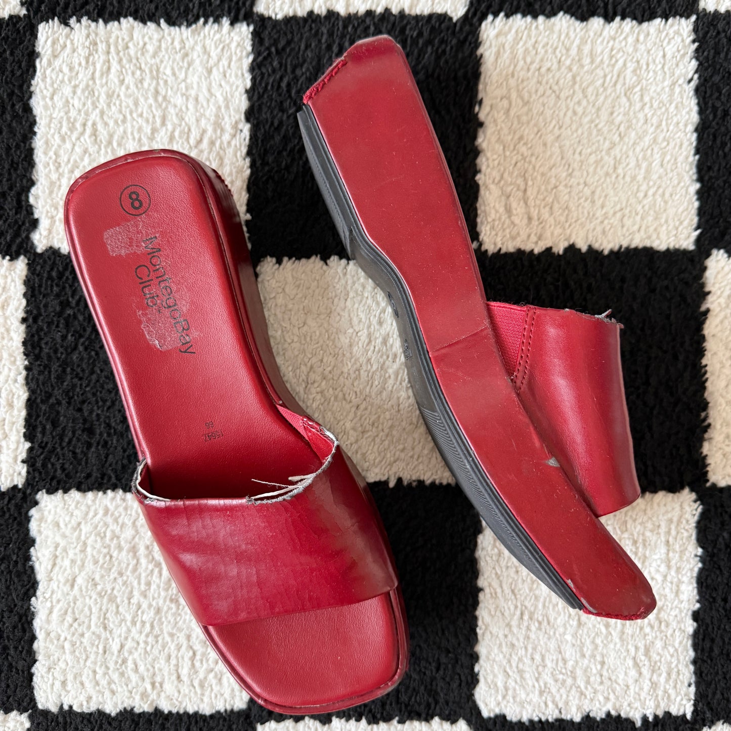 unique vintage whimsical 90s y2k chunky sandals