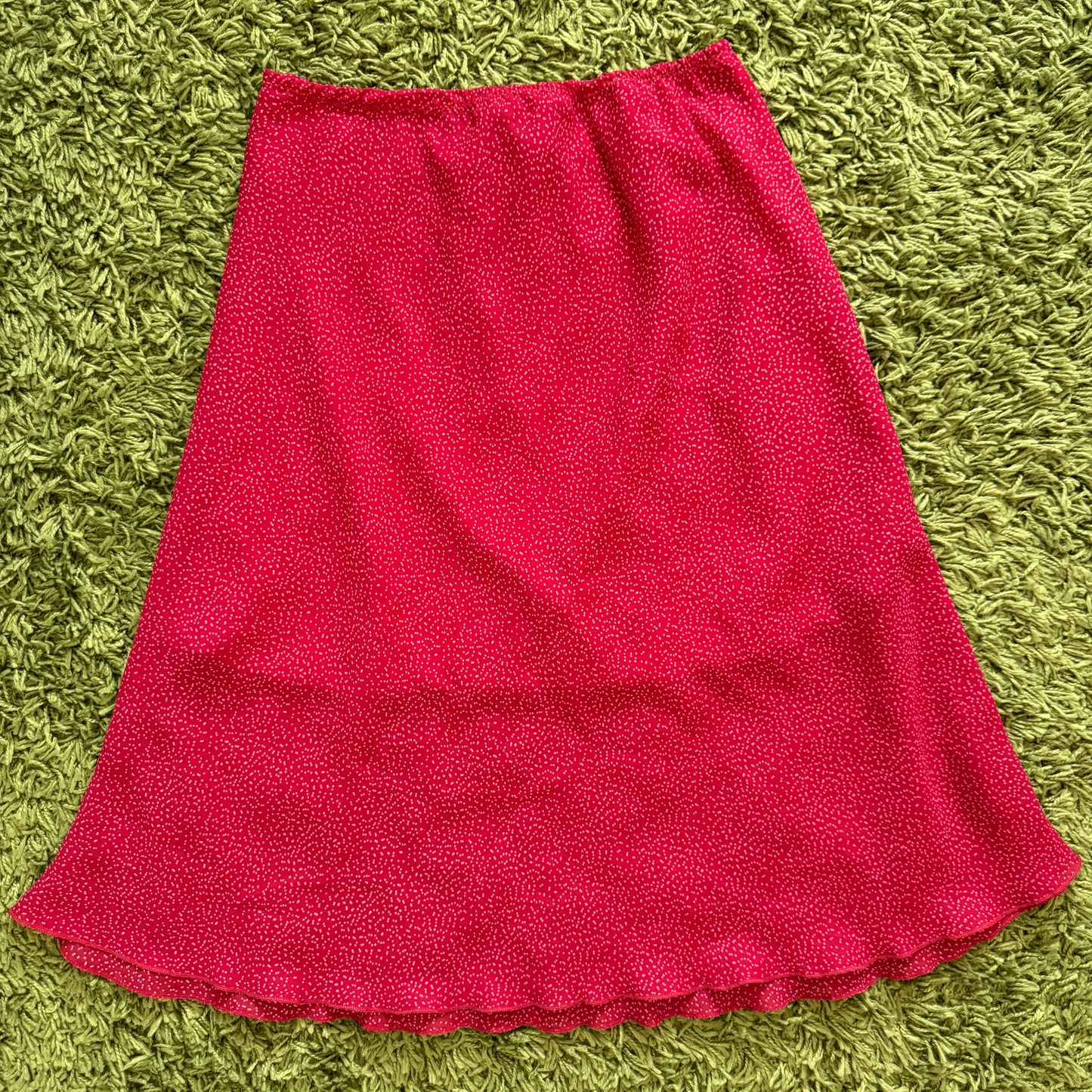 unique handmade vintage whimsy 90s y2k midi skirt