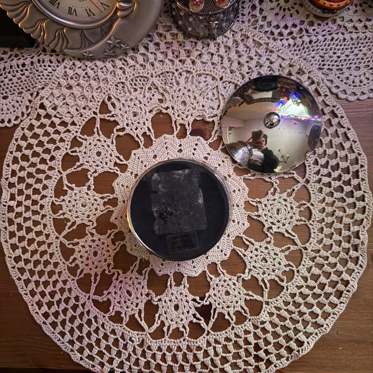 unique vintage whimsical trinket jar