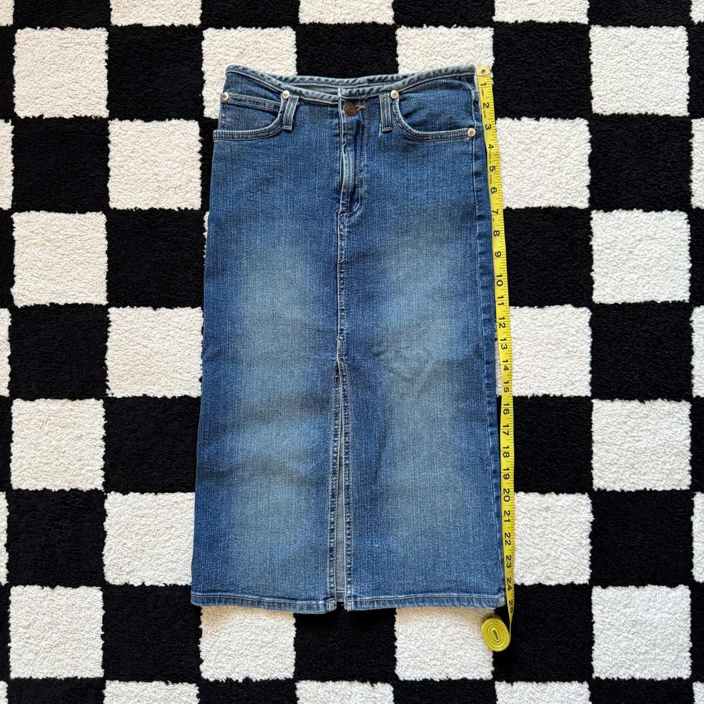 vintage whimsy 90s y2k denim skirt